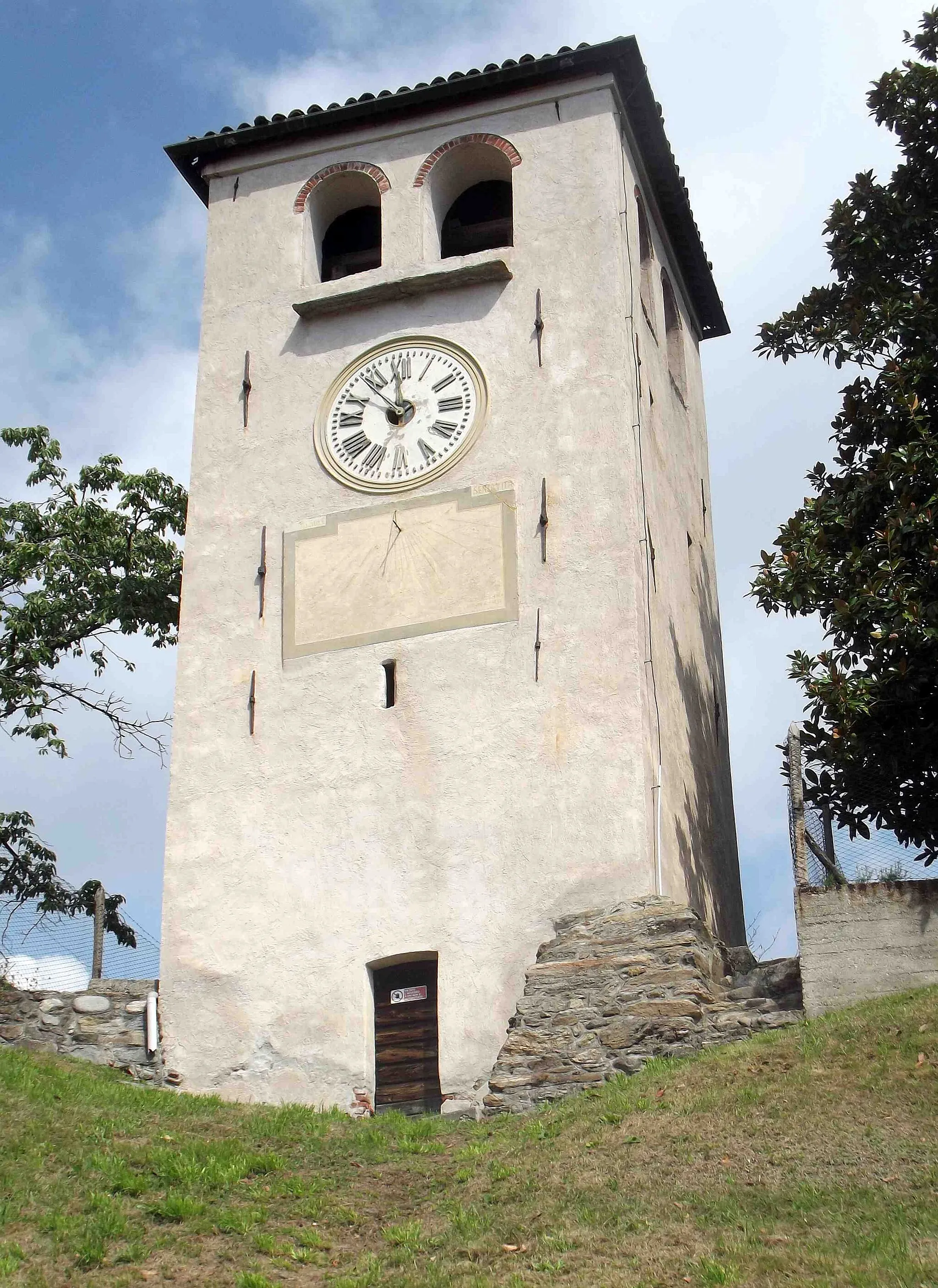 Photo showing: Sala Biellese (BI, Italy): the tower