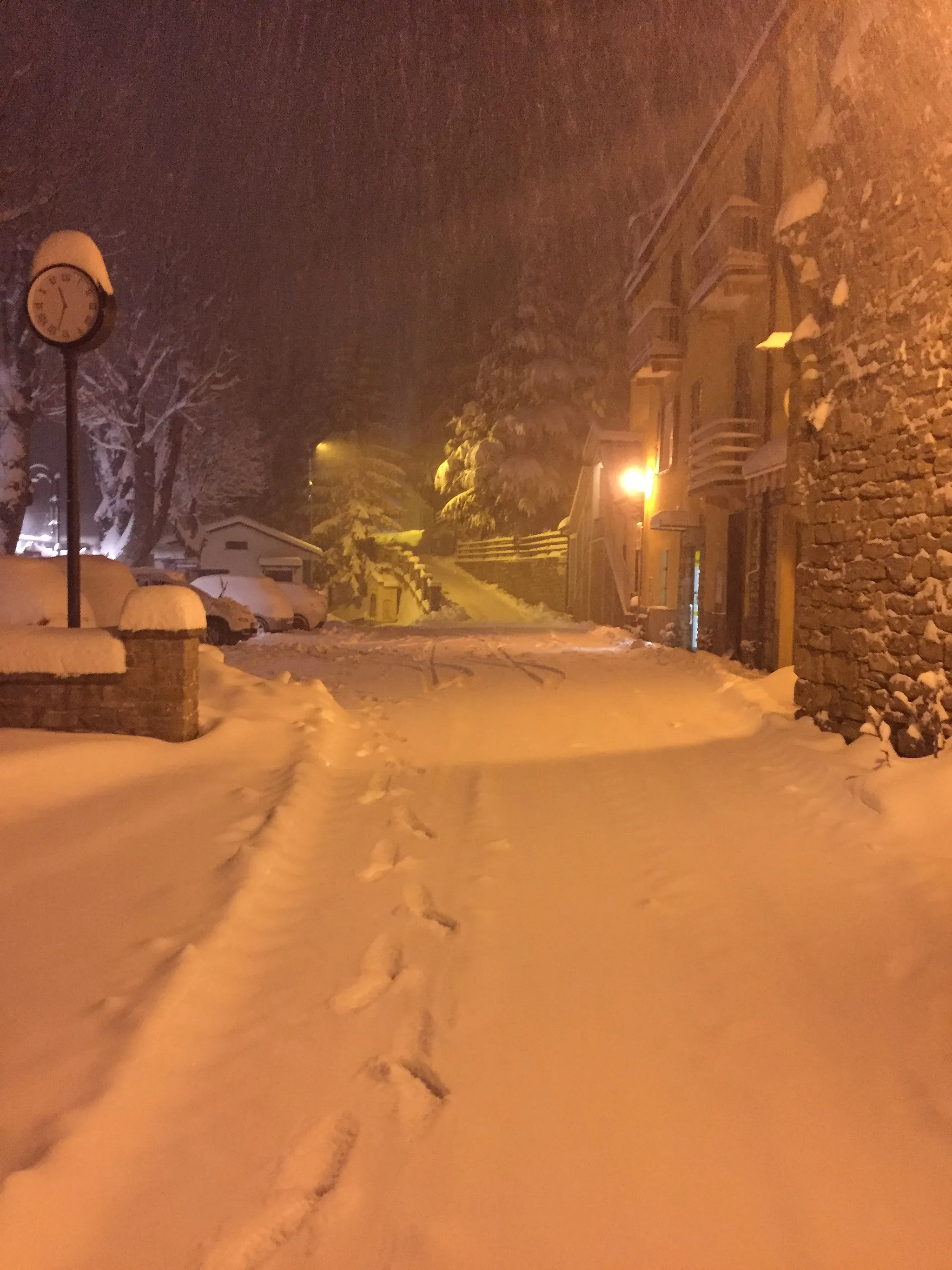 Photo showing: Piazza della Libertà sotto la neve