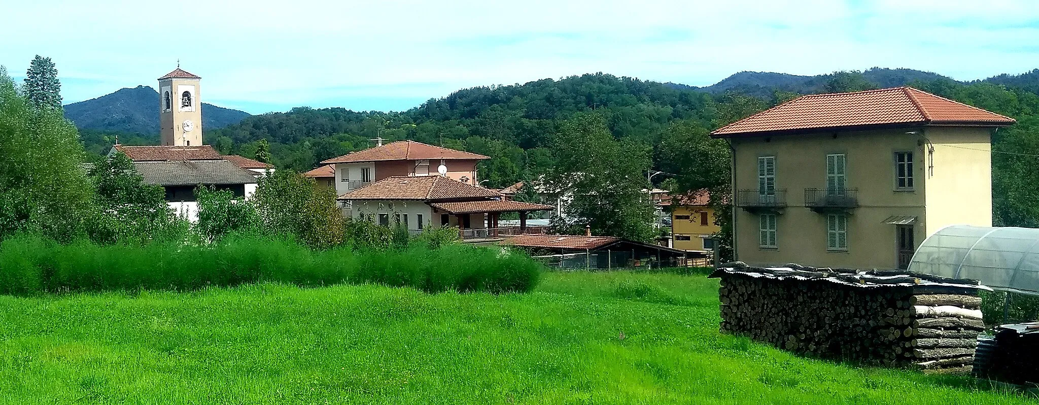 Photo showing: Villa del Bosco (Biella): panorama
