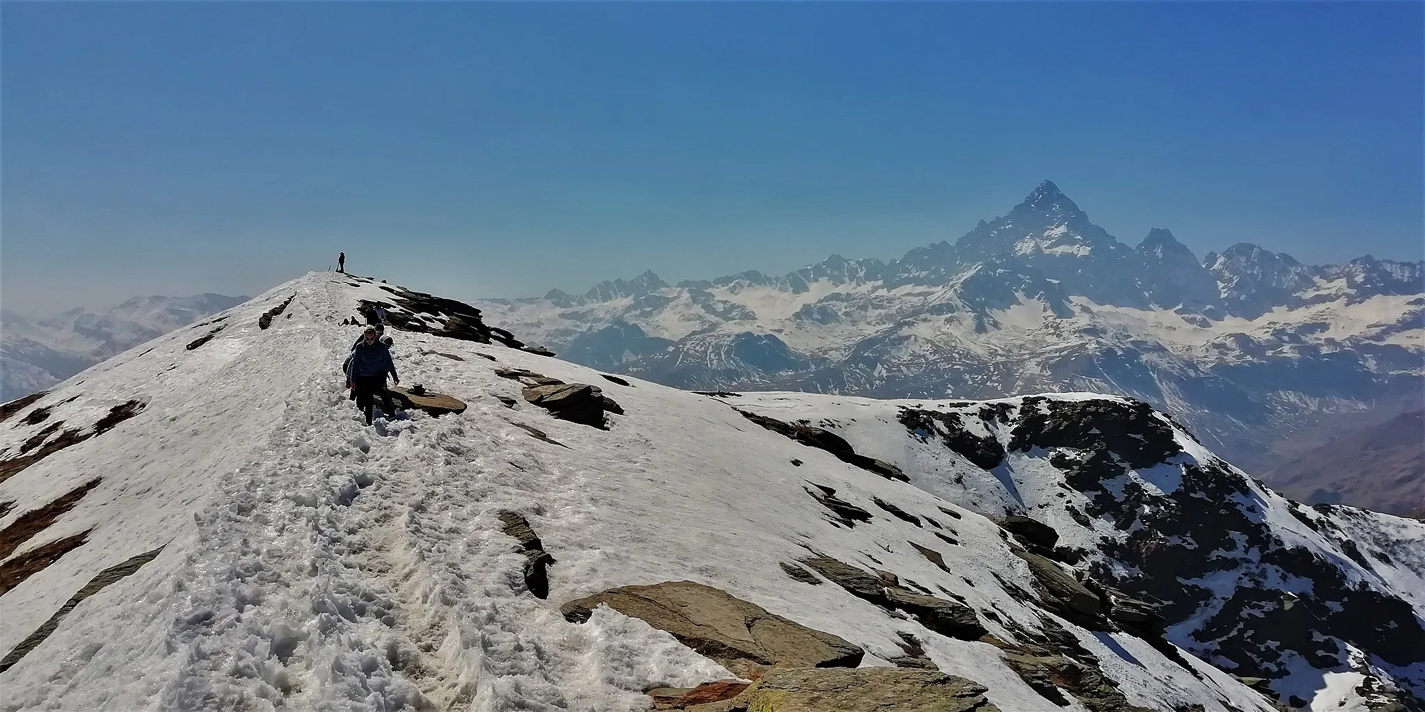 Photo showing: Inverno secco 2018-2019 verso Punta Ostanetta