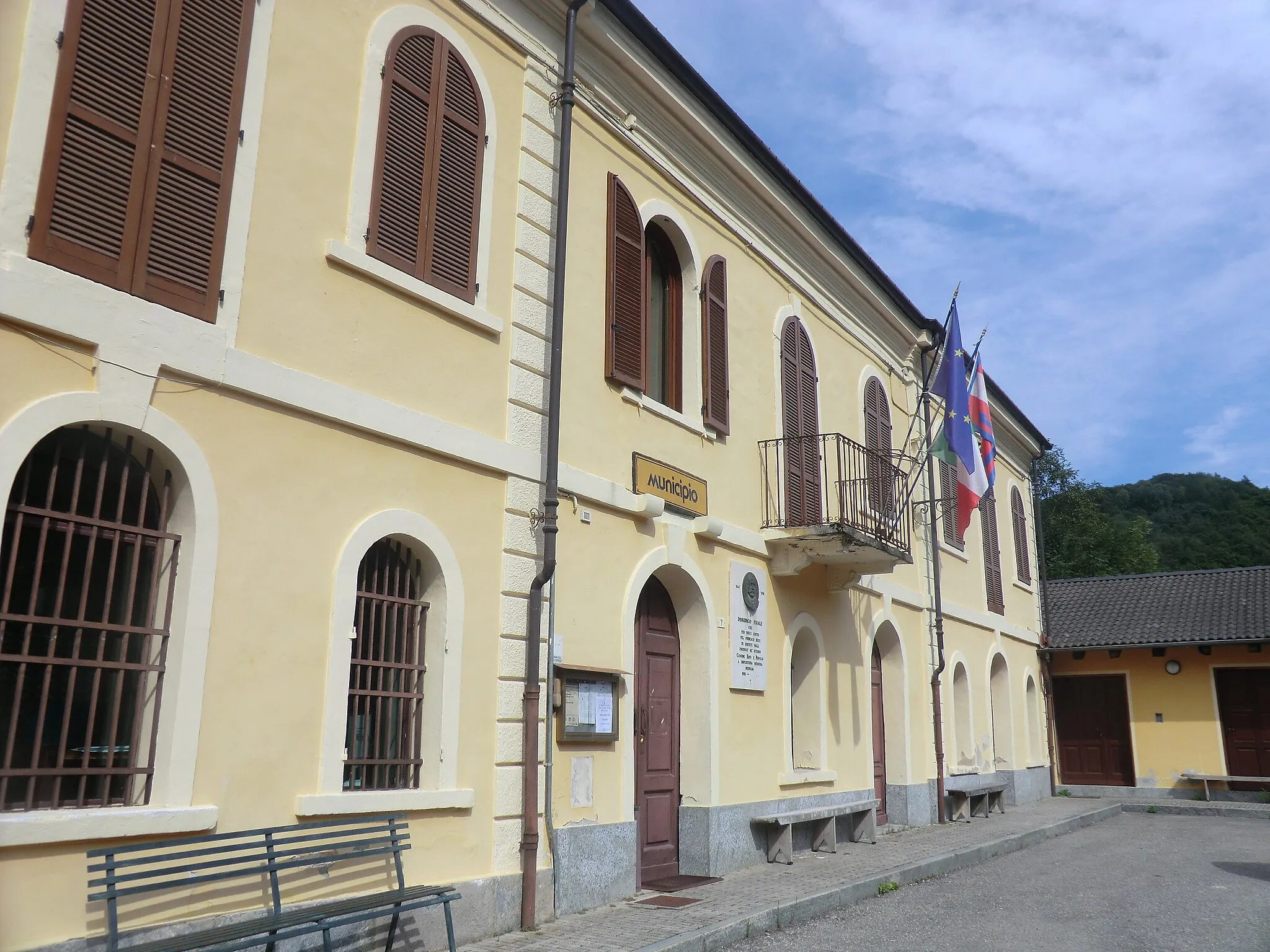 Photo showing: Rittana (Cuneo): municipio