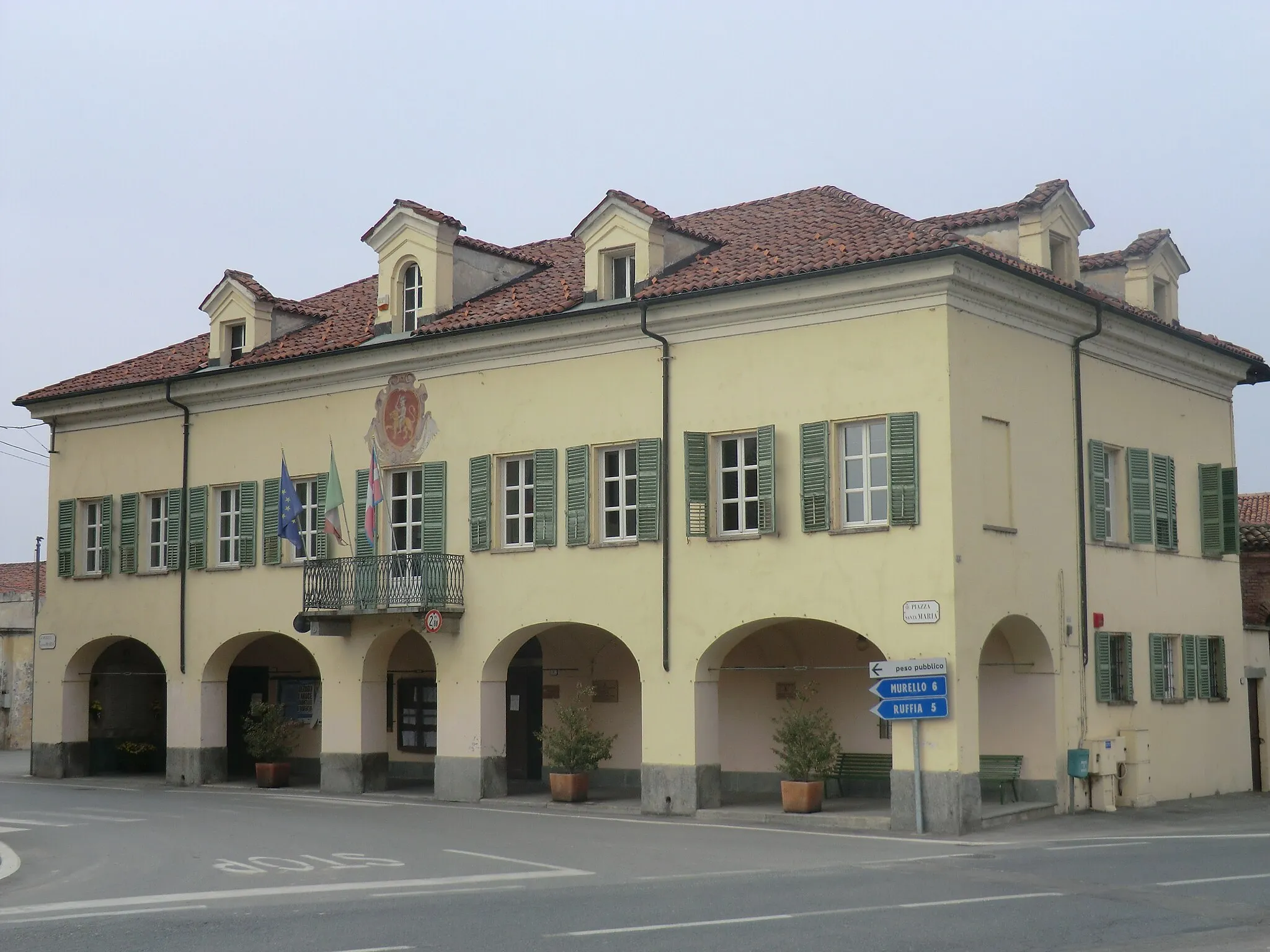 Photo showing: Cavallerleone (Cuneo - Italy): city hall