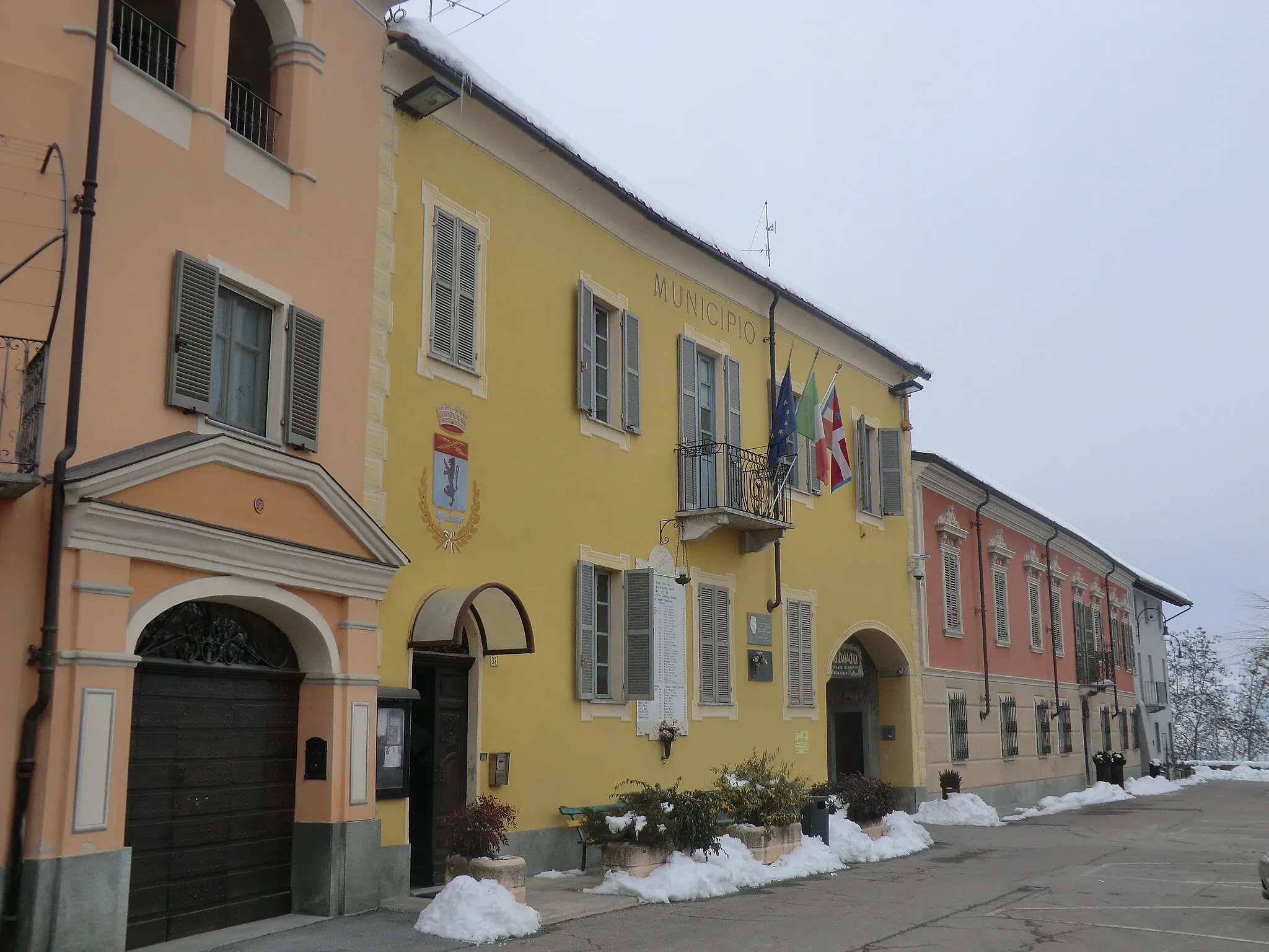 Photo showing: Piozzo (Cuneo): municipio