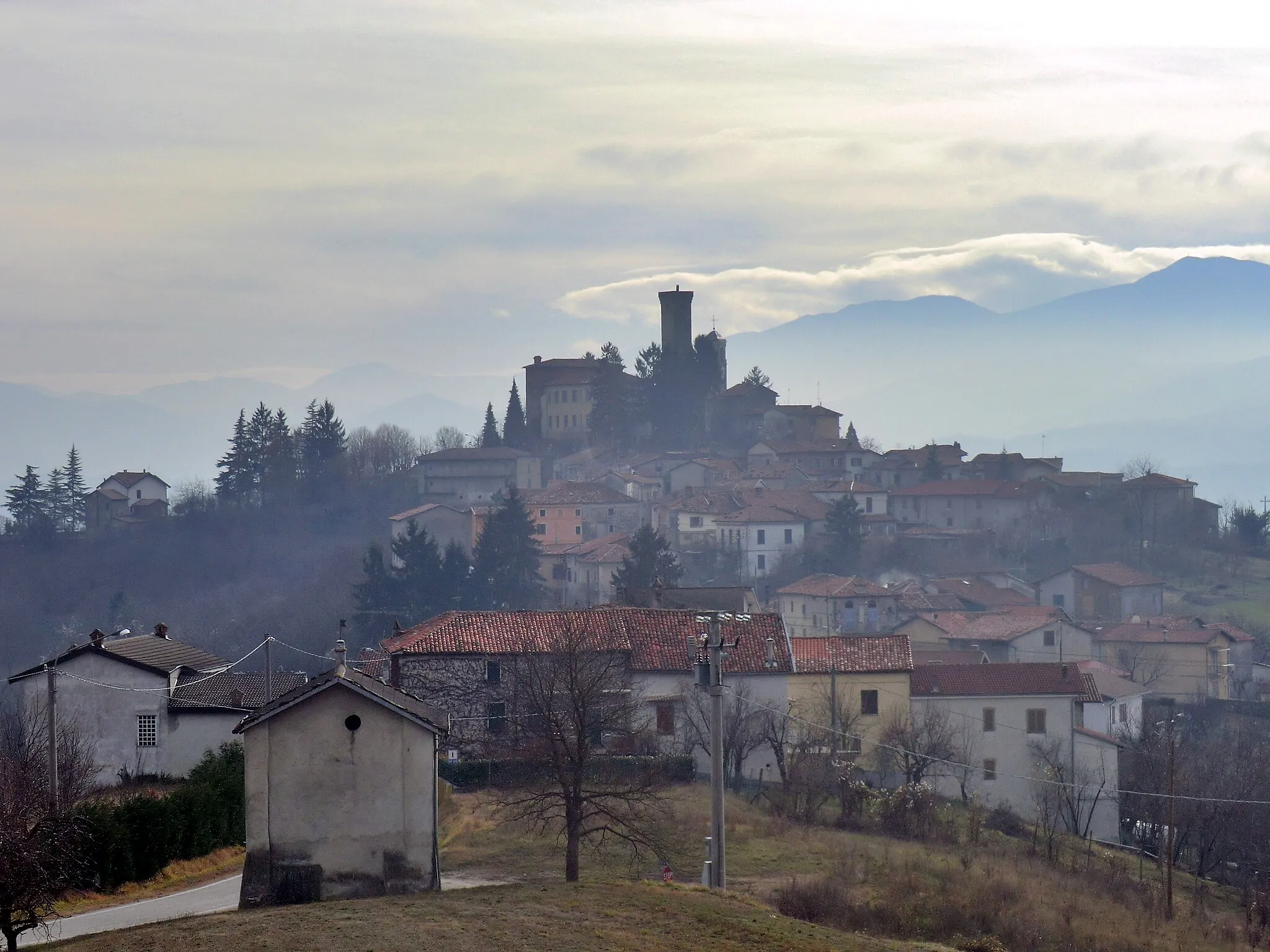 Photo showing: Rocca Cigliè (Cuneo): panorama