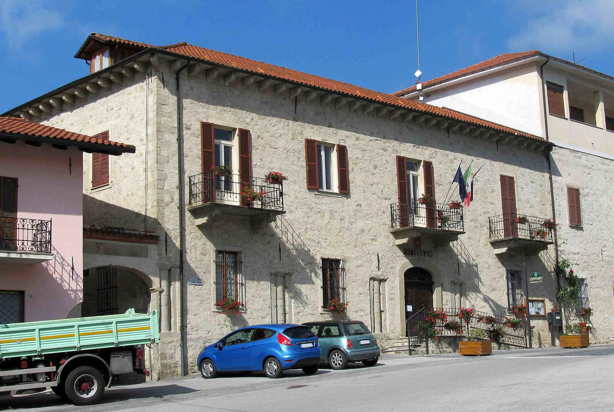 Photo showing: Gorzegno (CN, Italy): town hall