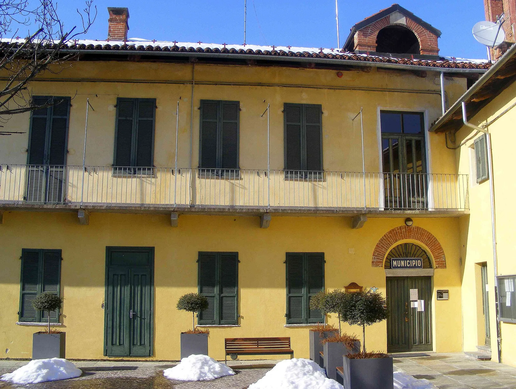 Photo showing: Castellar (CN, Italy): town hall