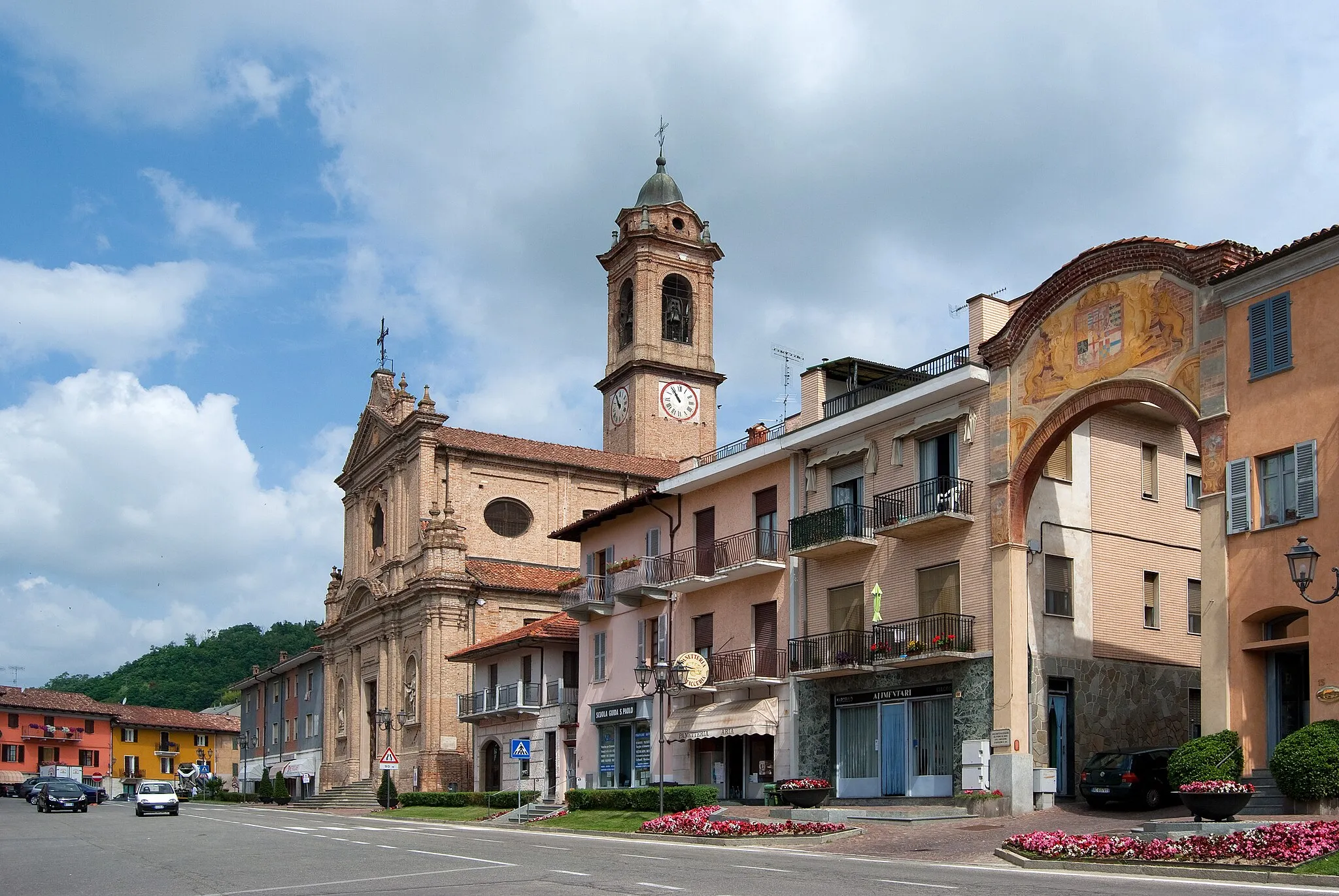 Photo showing: Corneliano d'Alba (Piemonte, Italia), centro storico