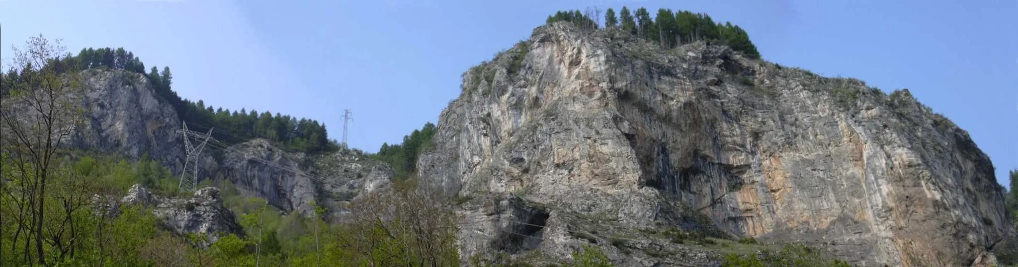 Photo showing: Falesia di arrampicata di Andonno