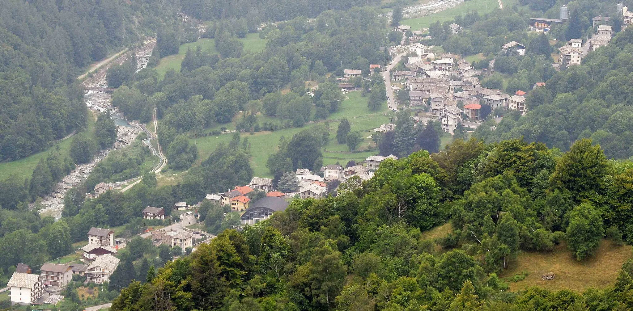 Photo showing: Ala di Stura (TO, Italy): panorama