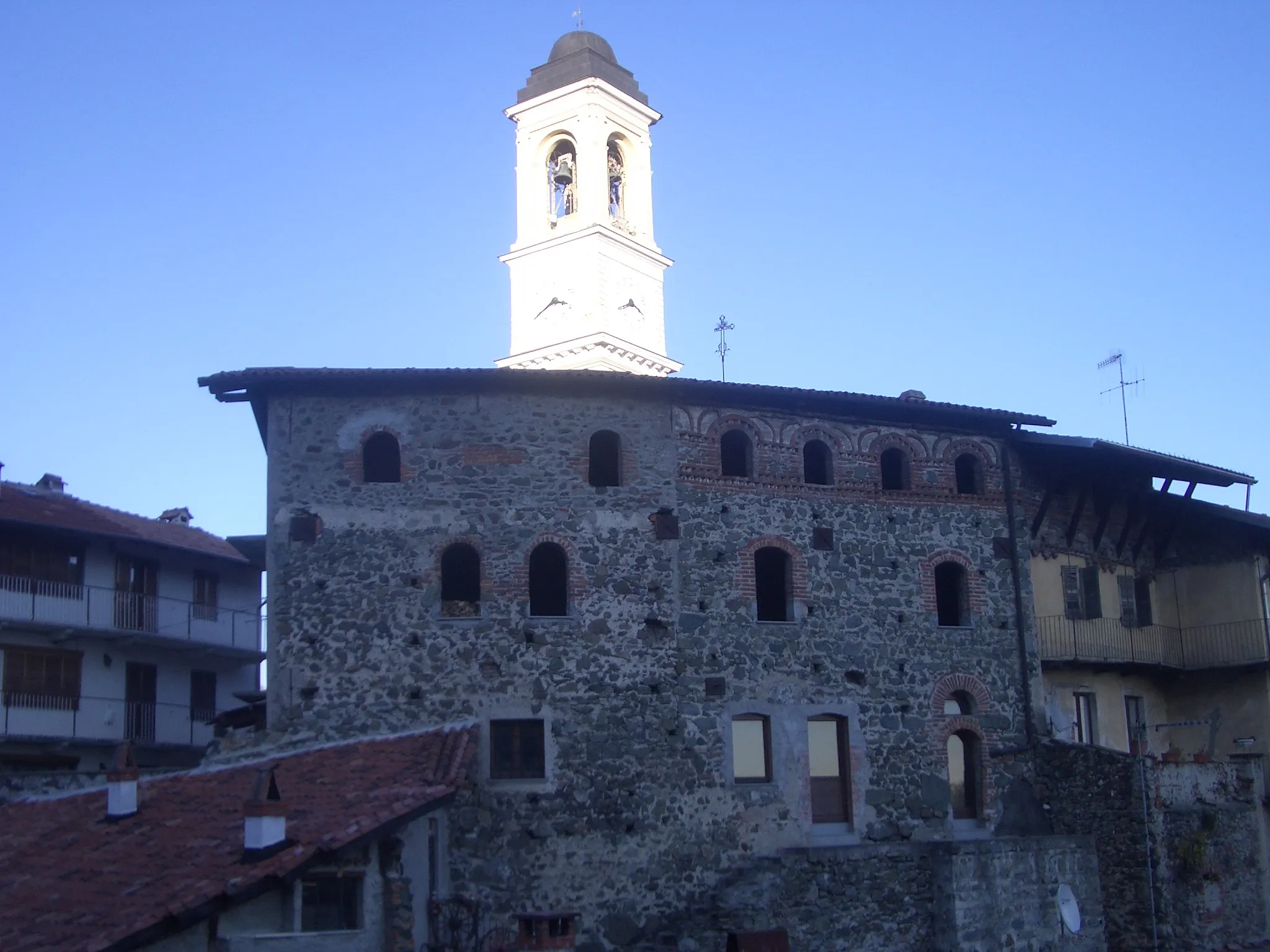 Photo showing: “Domus del Ricetto”, Fiorano Canavese, Turin, Italy