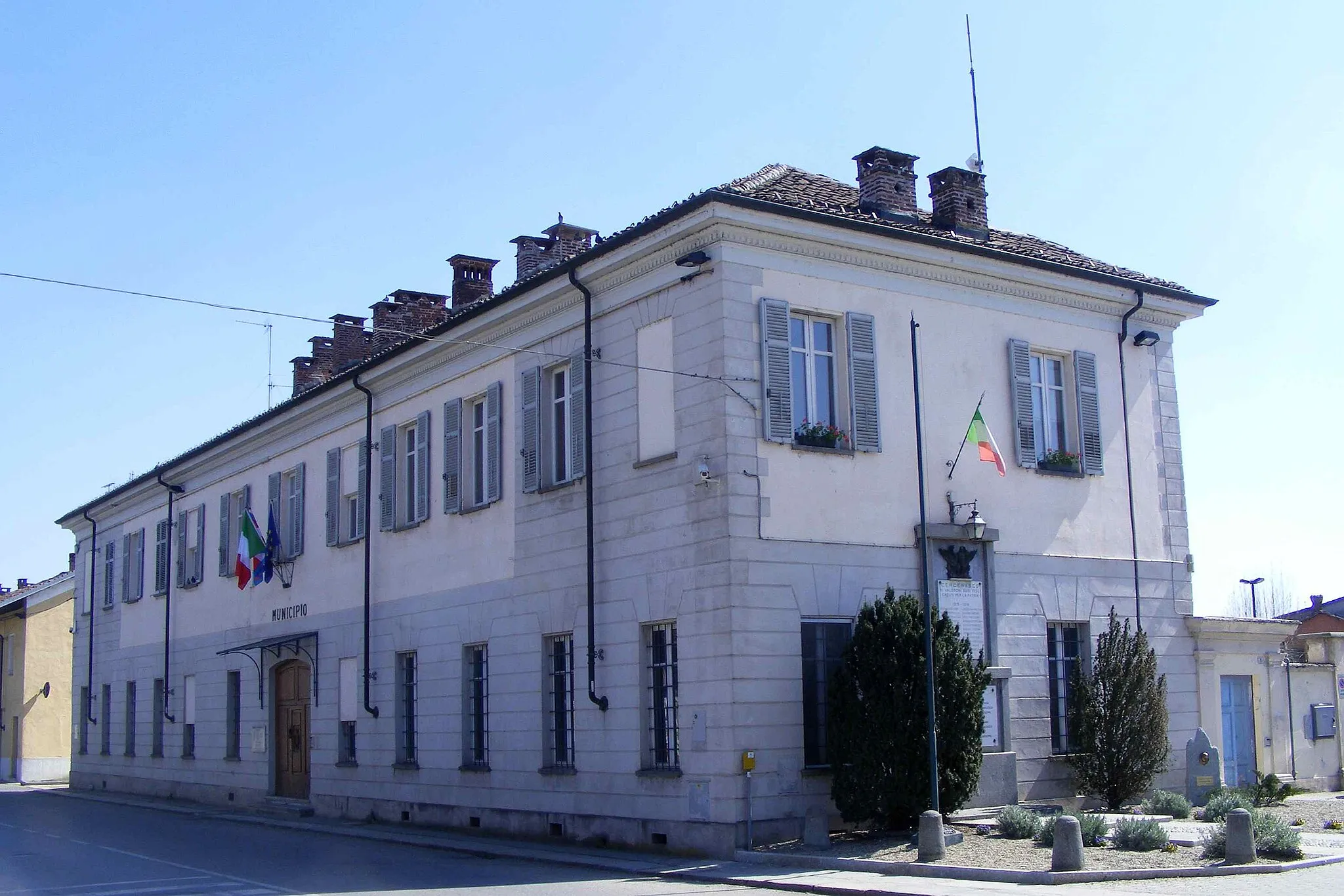 Photo showing: Cercenasco (TO, Italy): town hall