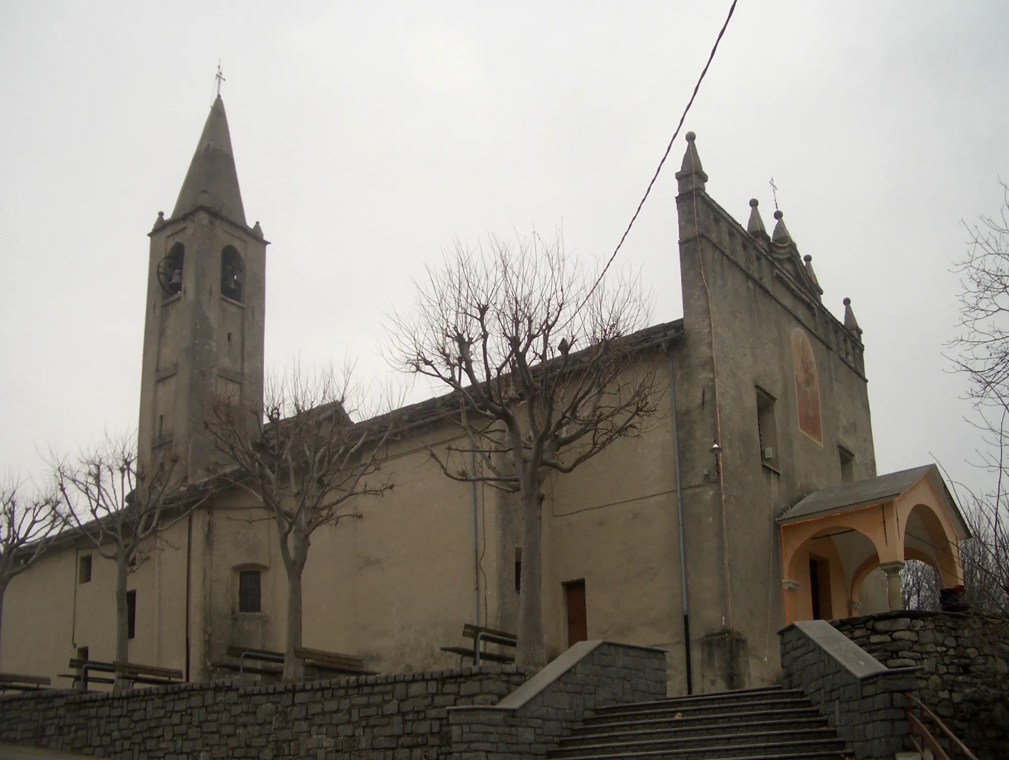 Photo showing: St Michael Church, Brosso, Turin, Italy