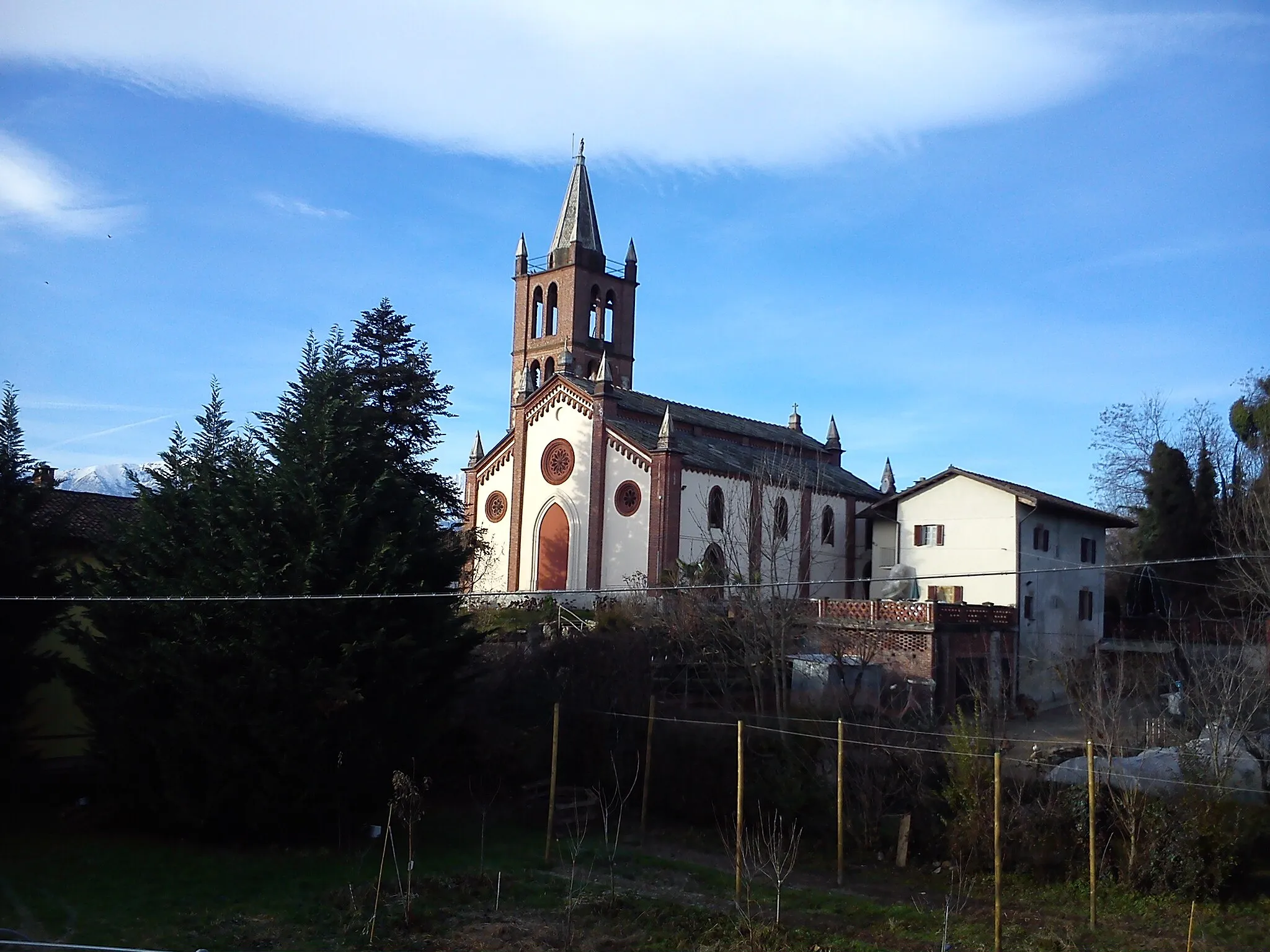 Photo showing: Il santuario di Montebruno nel comune di Garzigliana in provincia di Torino - Piemonte