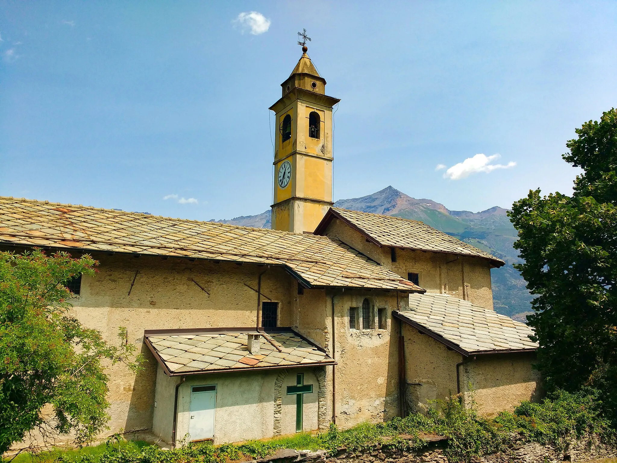 Photo showing: Chiesa della Natività di Maria Santissima (chiesa a Gravere in località Via Roma)