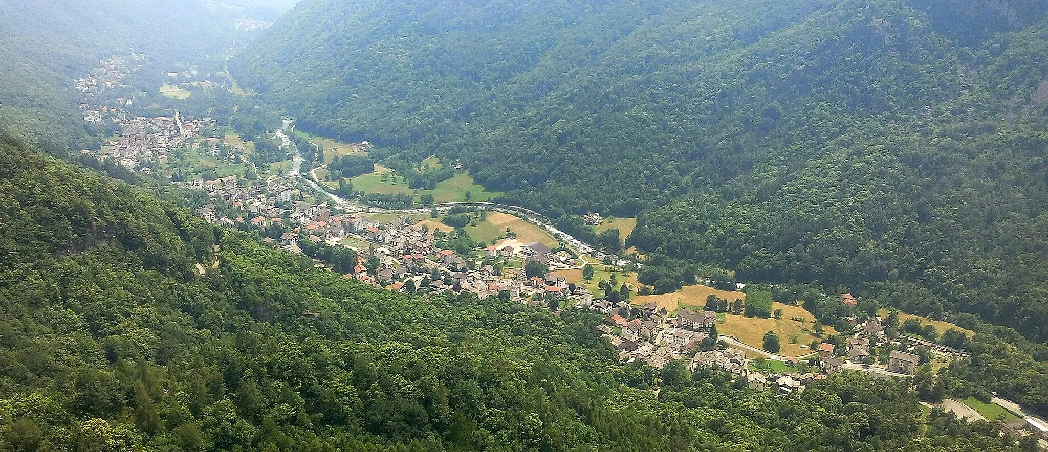 Photo showing: Cantoira (TO) dal belvedere Sirena