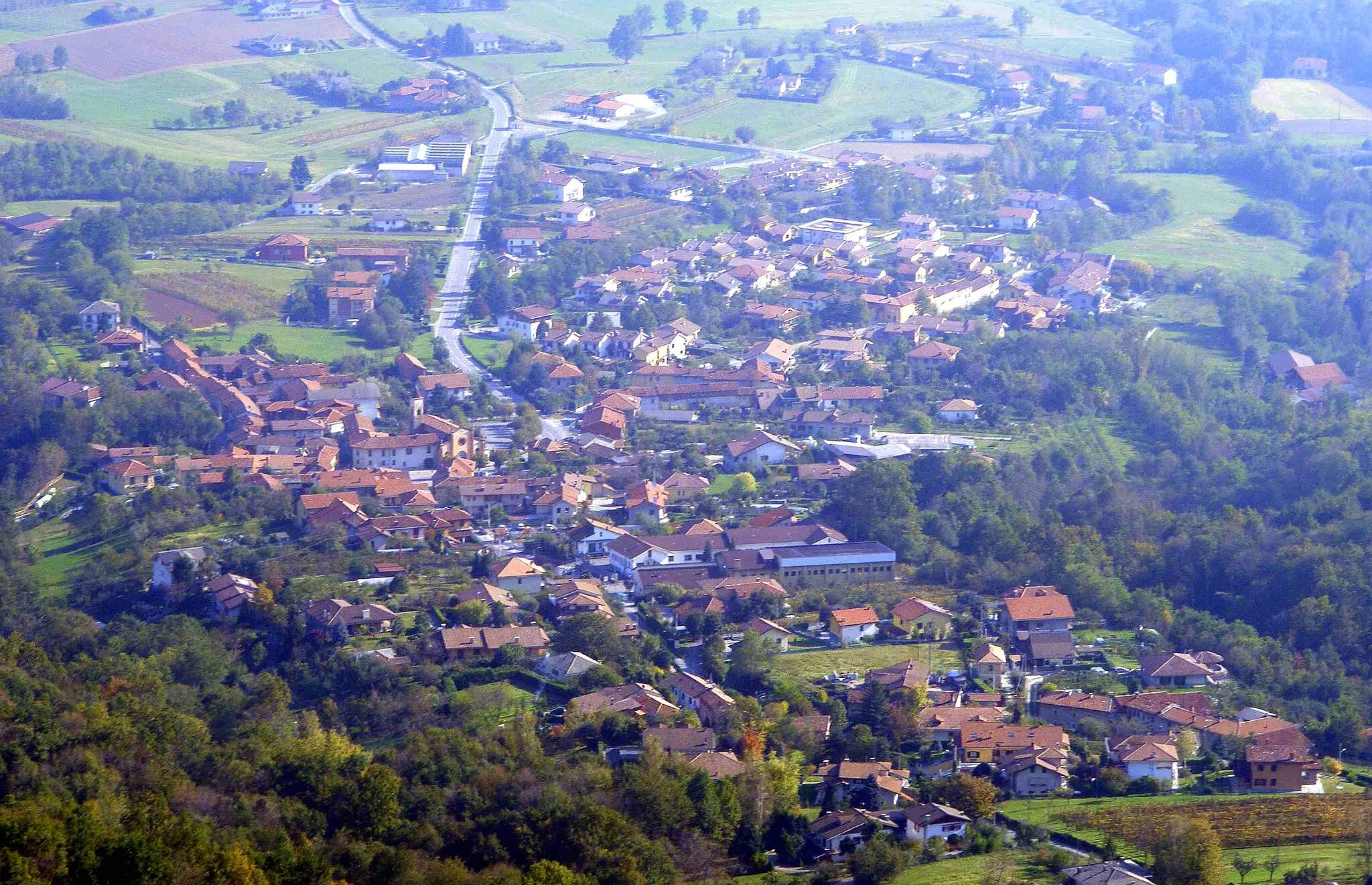 Photo showing: Roletto (TO, Italy) from Rocca Vautero