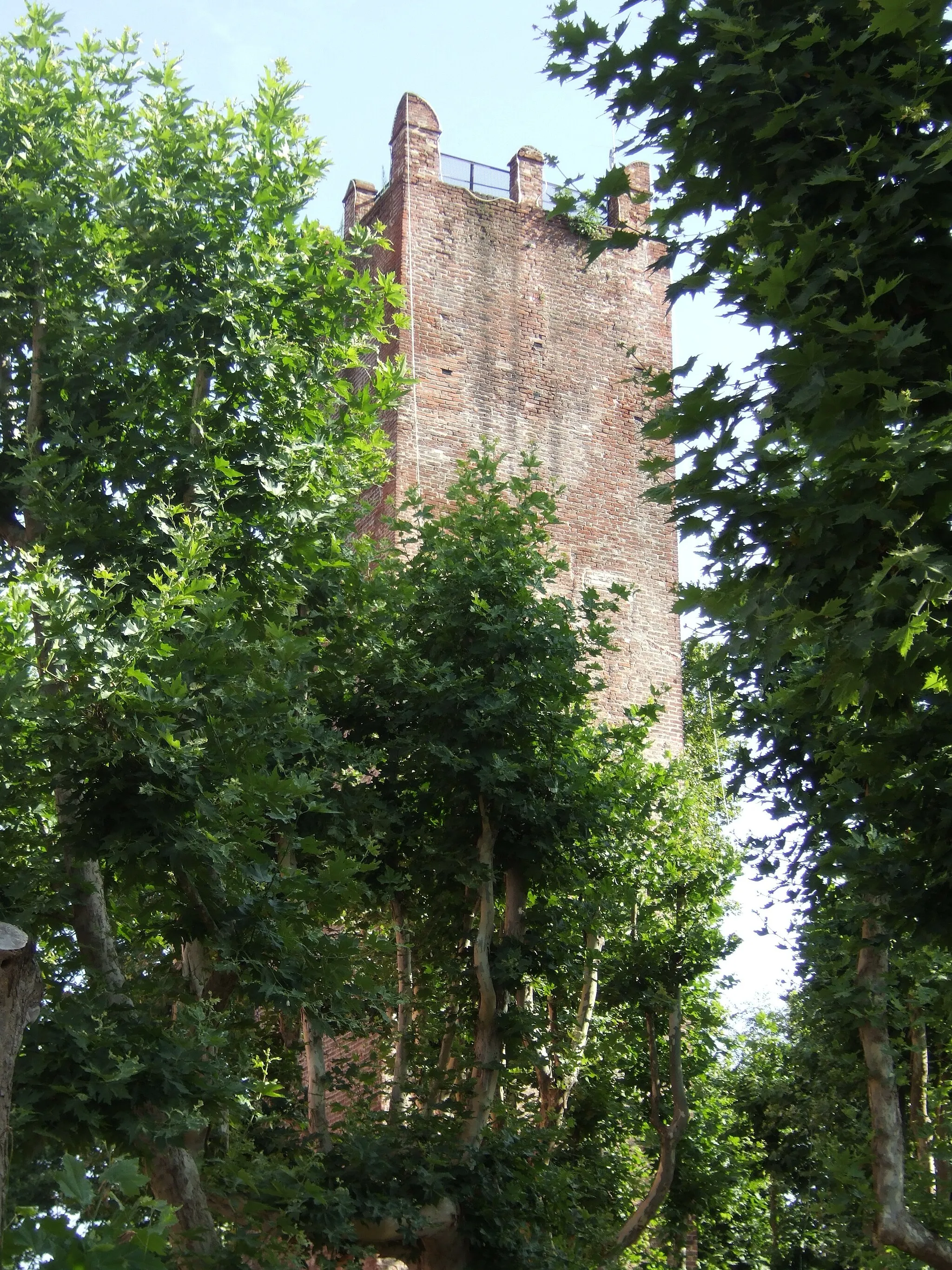 Photo showing: Tower of the ancient Castle (ruined) of Piobesi Torinese (Italy)