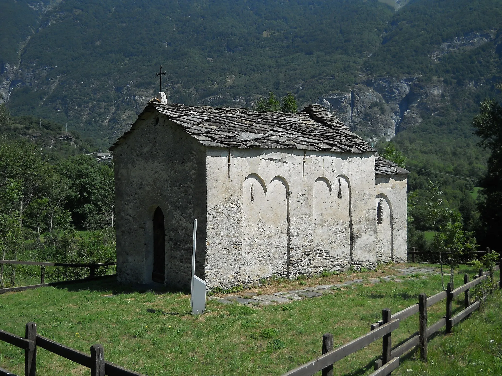 Photo showing: Saint Mary chapel, Novalesa Abbey, Turin, Italy