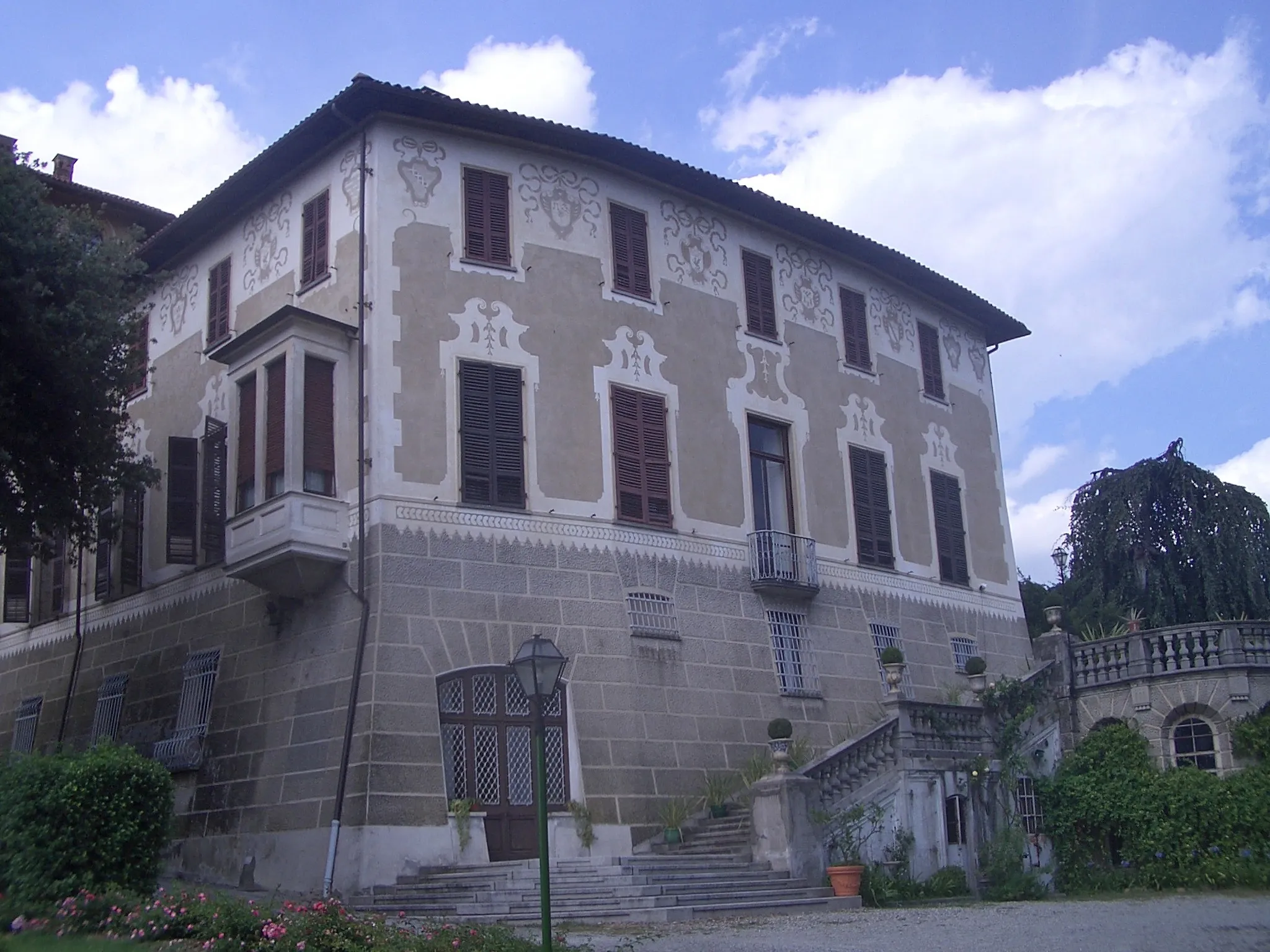 Photo showing: Mercenasco, the castle ("Castello Benso")