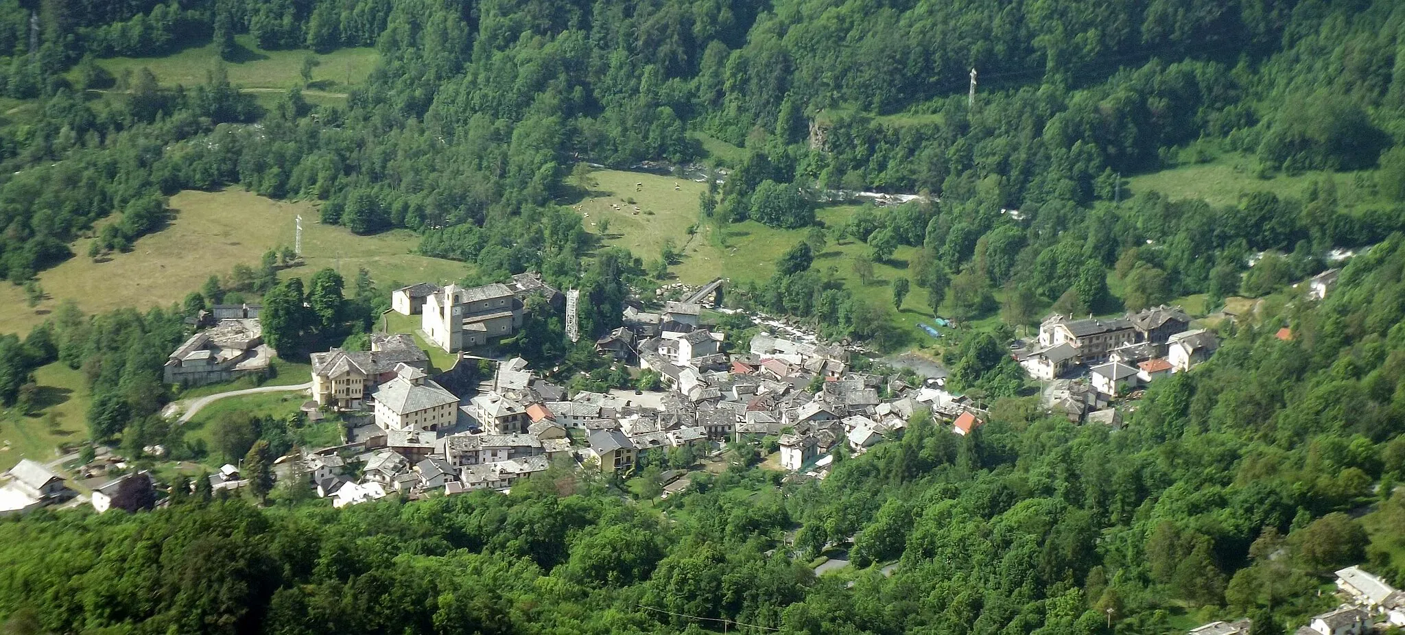 Photo showing: Lemie (TO, Italy): panorama from cima Montù