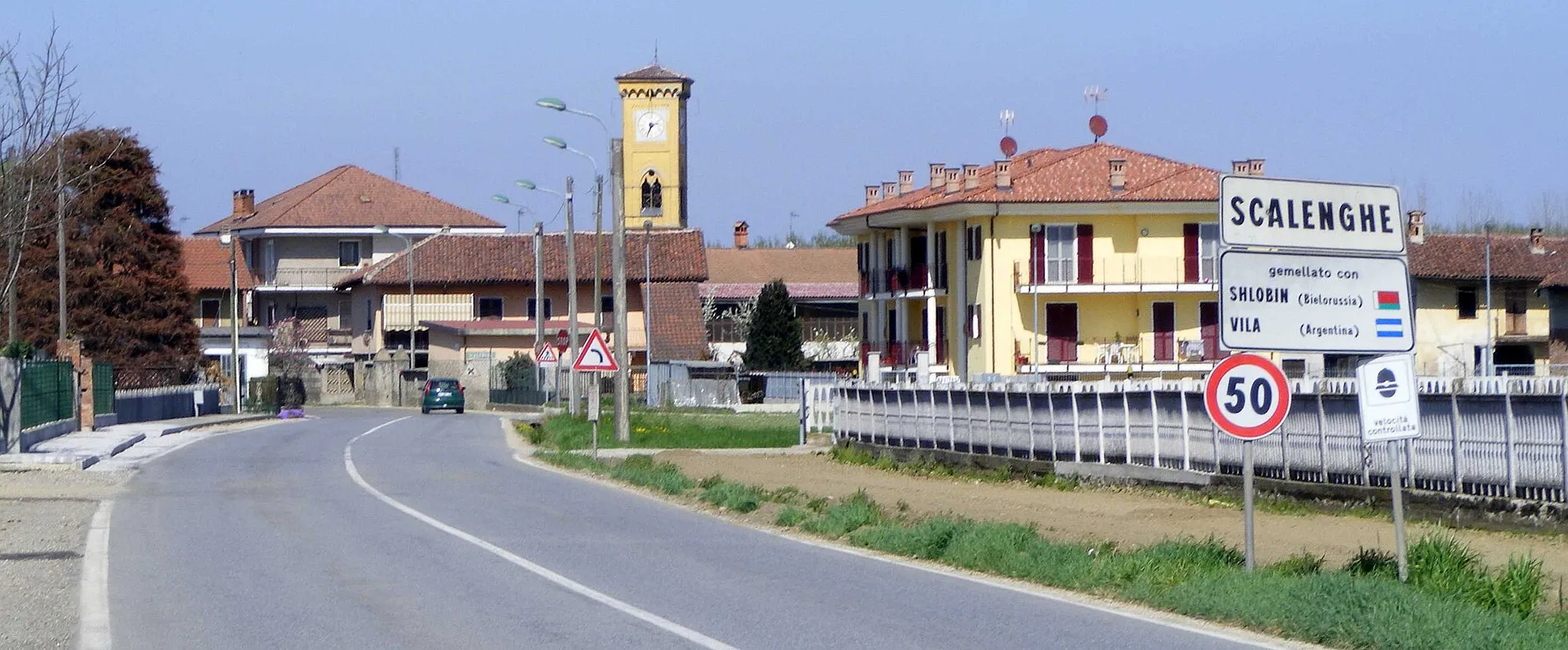 Photo showing: Scalenghe (TO, Italy): panorama