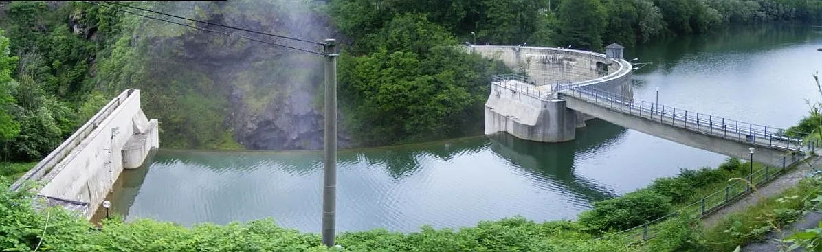 Photo showing: Gurzia dam (TO, Italy)