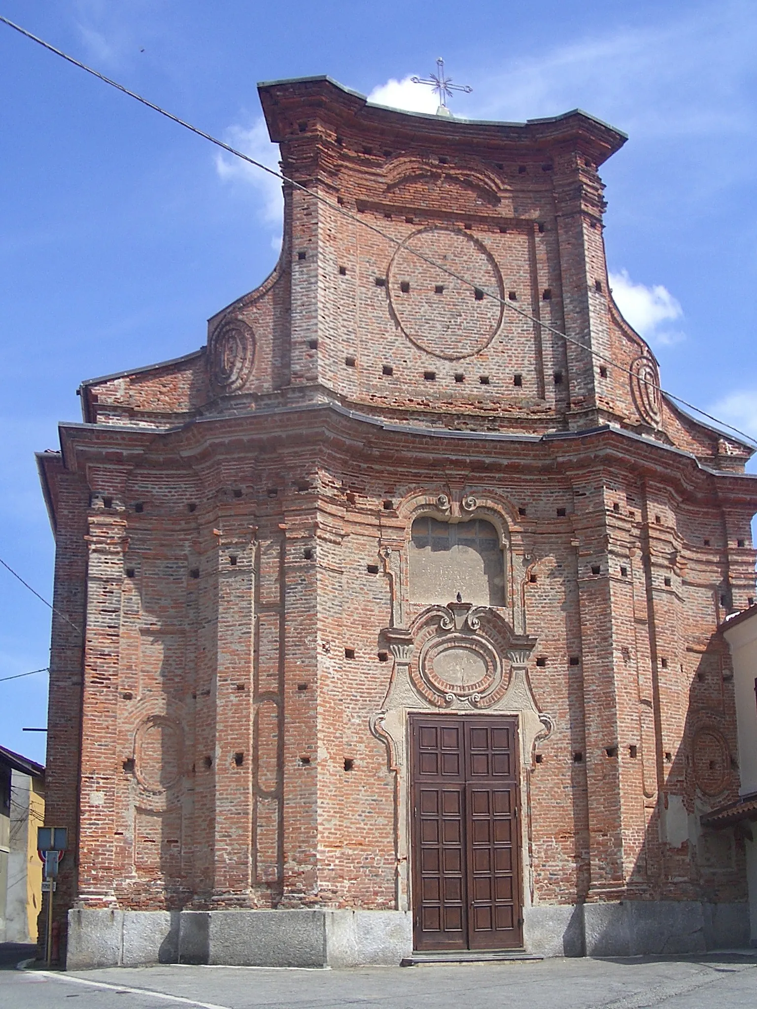 Photo showing: Barone Canavese, the parish church (Chiesa di Santa Maria Assunta