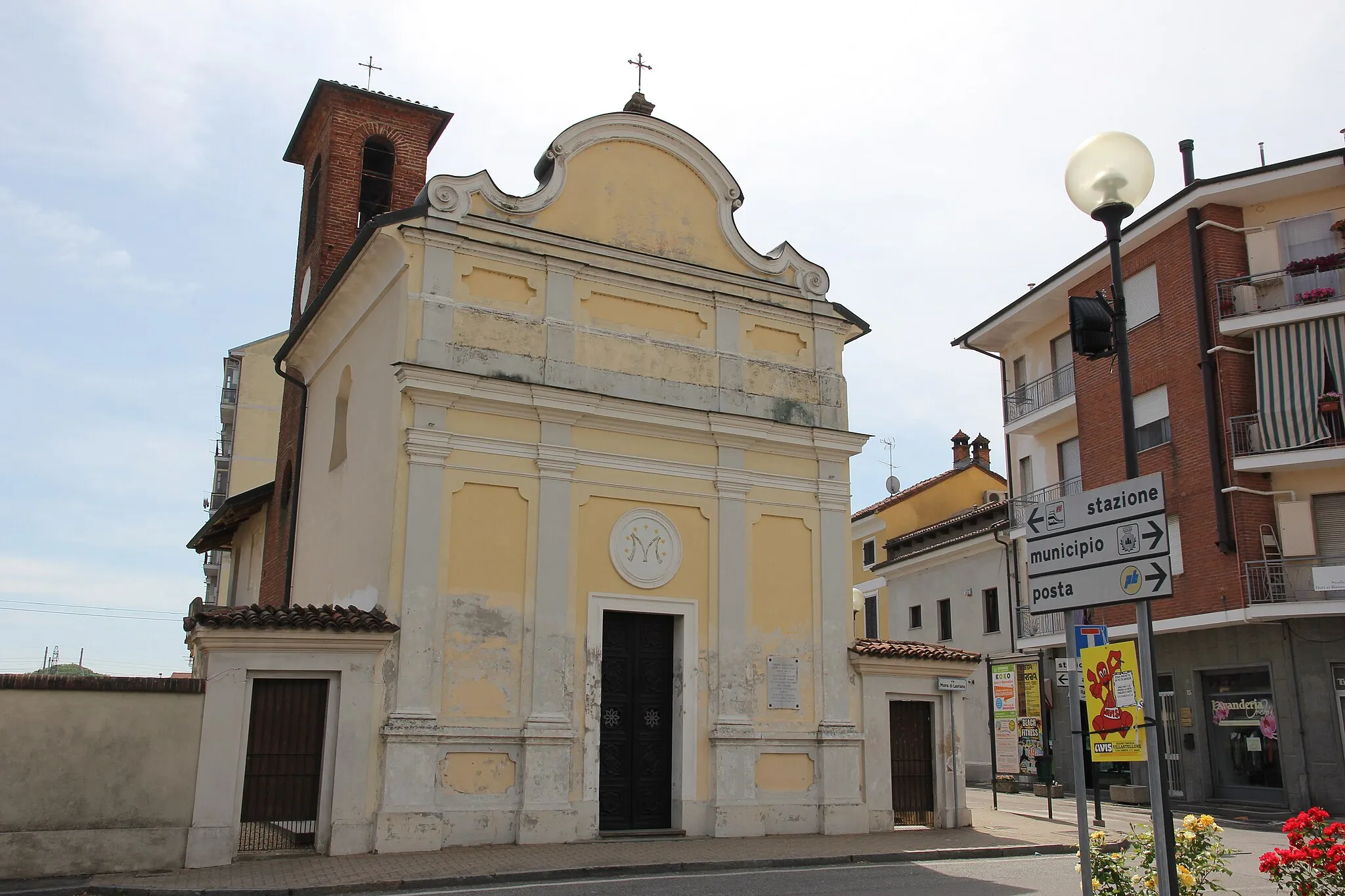 Photo showing: Villastellone, chiesa della Madonna Addolorata