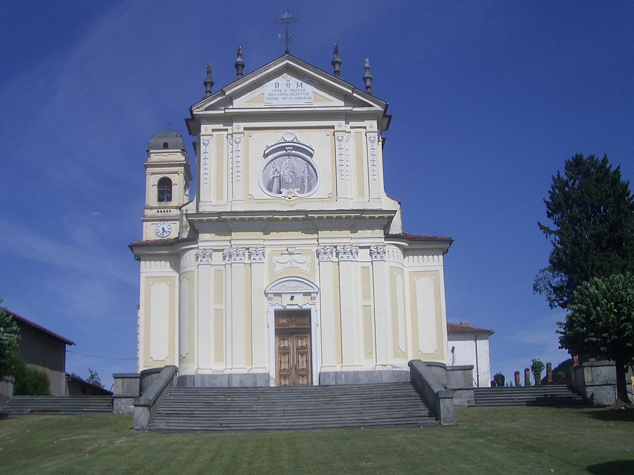 Photo showing: Settimo Rottaro, San Bononio, the parish church