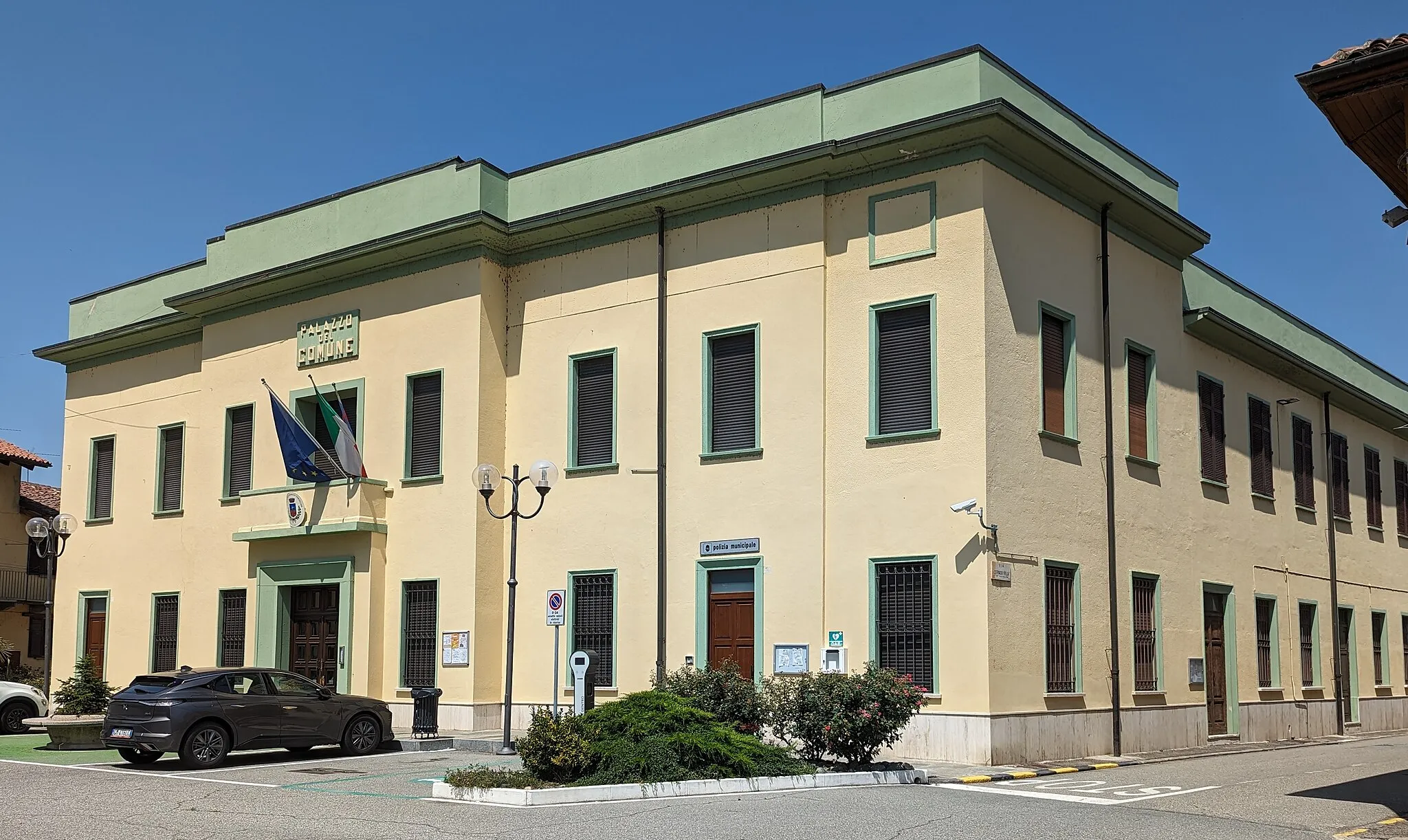 Photo showing: palazzo comunale (Palazzo municipale di San Germano Vercellese VC)