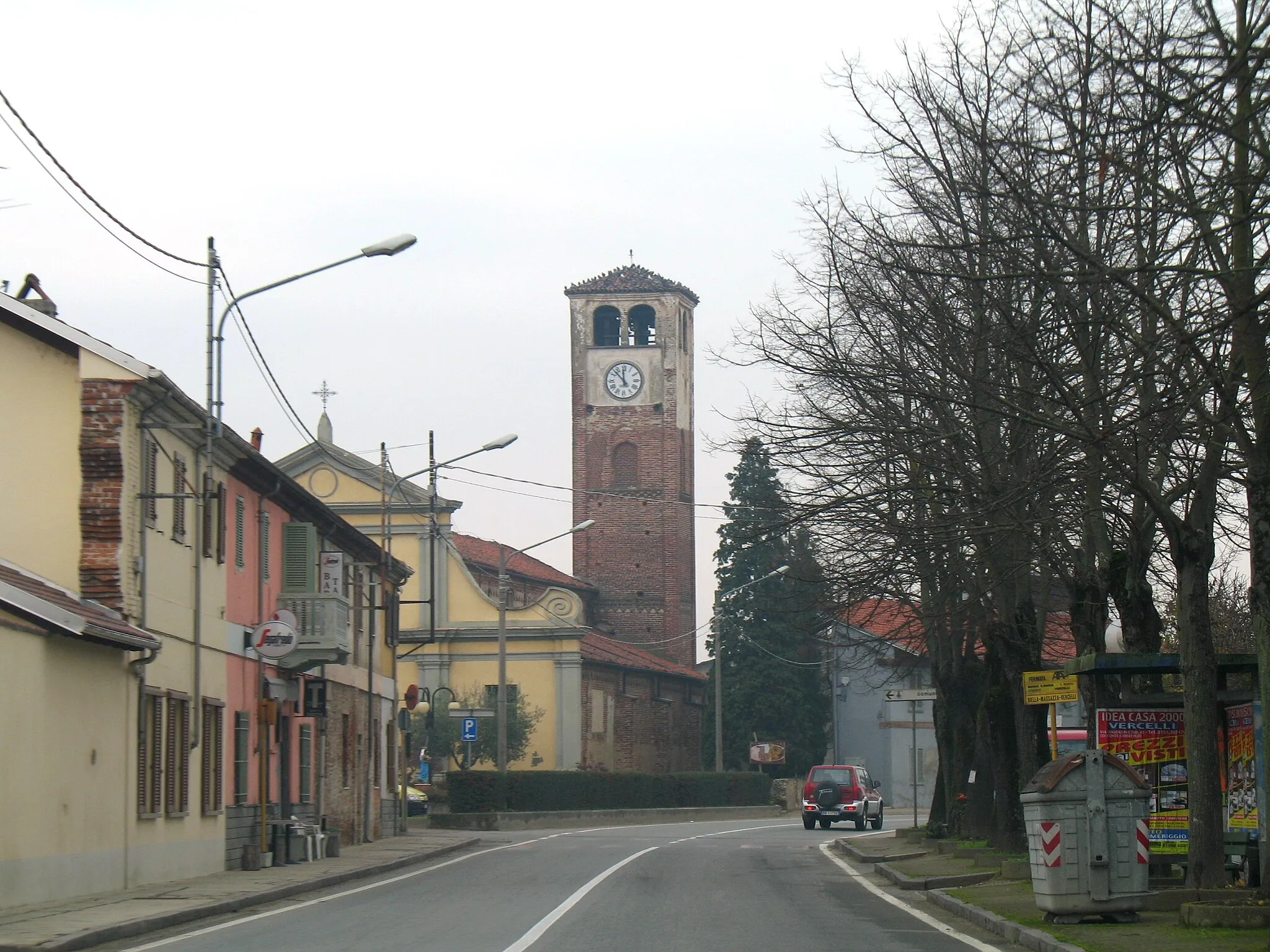 Photo showing: Collobiano (provincia di Vercelli) - Torre campanaria