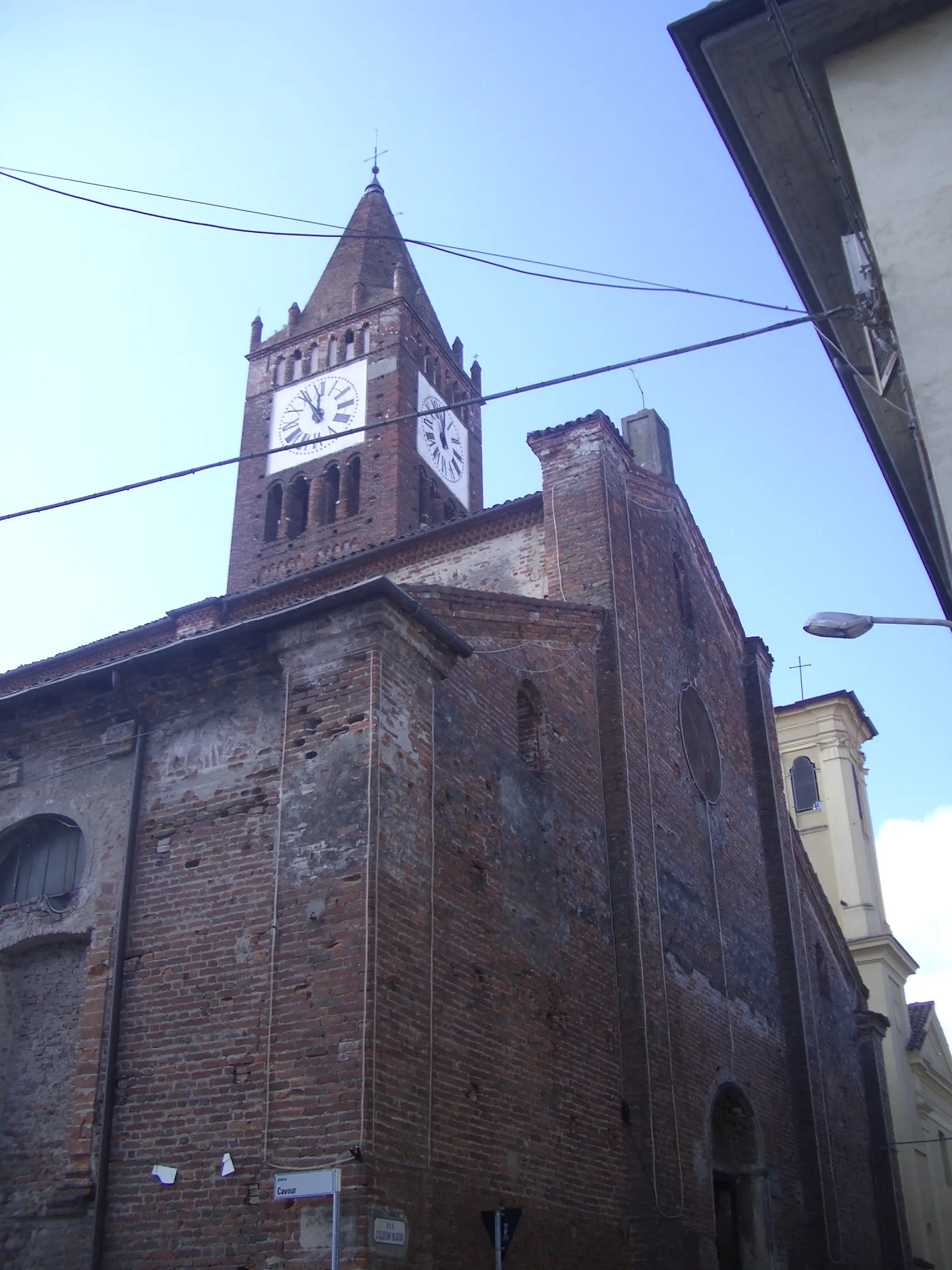 Photo showing: Saint Martin parish church, Fontanetto Po, Vercelli, Italy