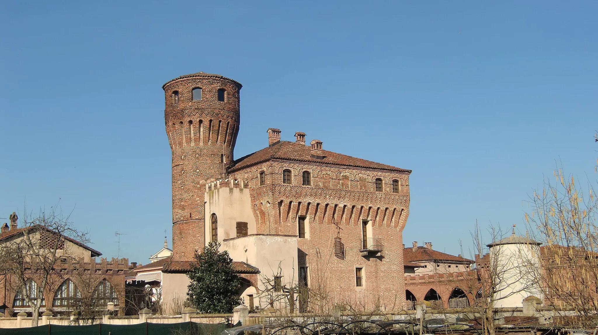 Photo showing: San Genuario (village of the municipality of Crescentino), San Genuario castle, XV century