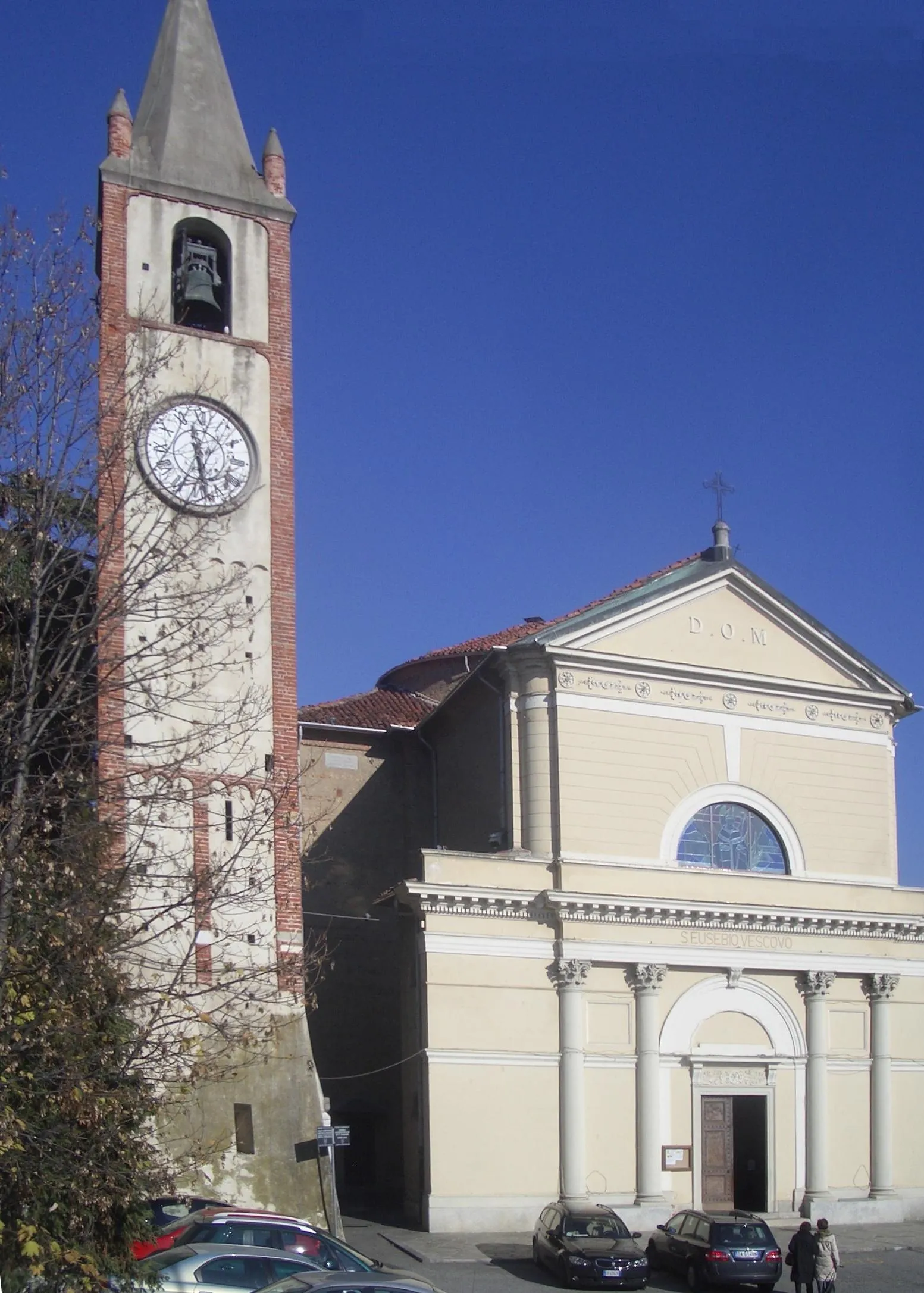 Photo showing: Sant'Eusebio parish church , Moncrivello, Vercelli, Italy