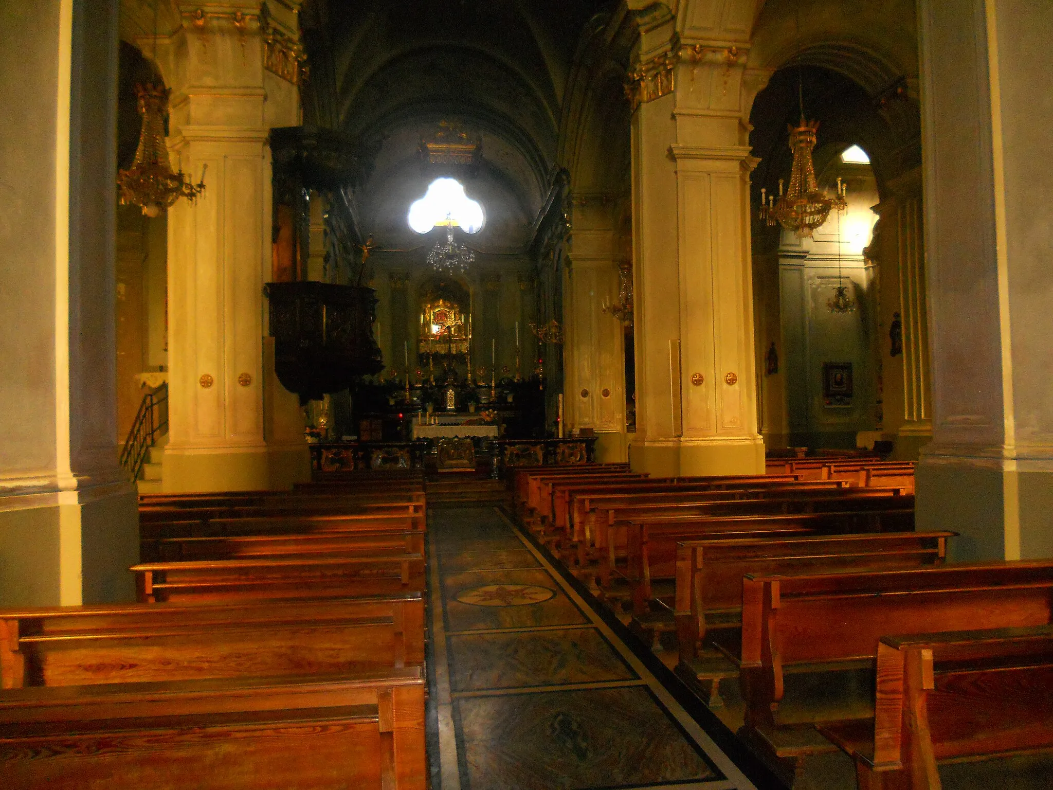 Photo showing: Vista interna della chiesa di S.Germano dalla navata sinistra