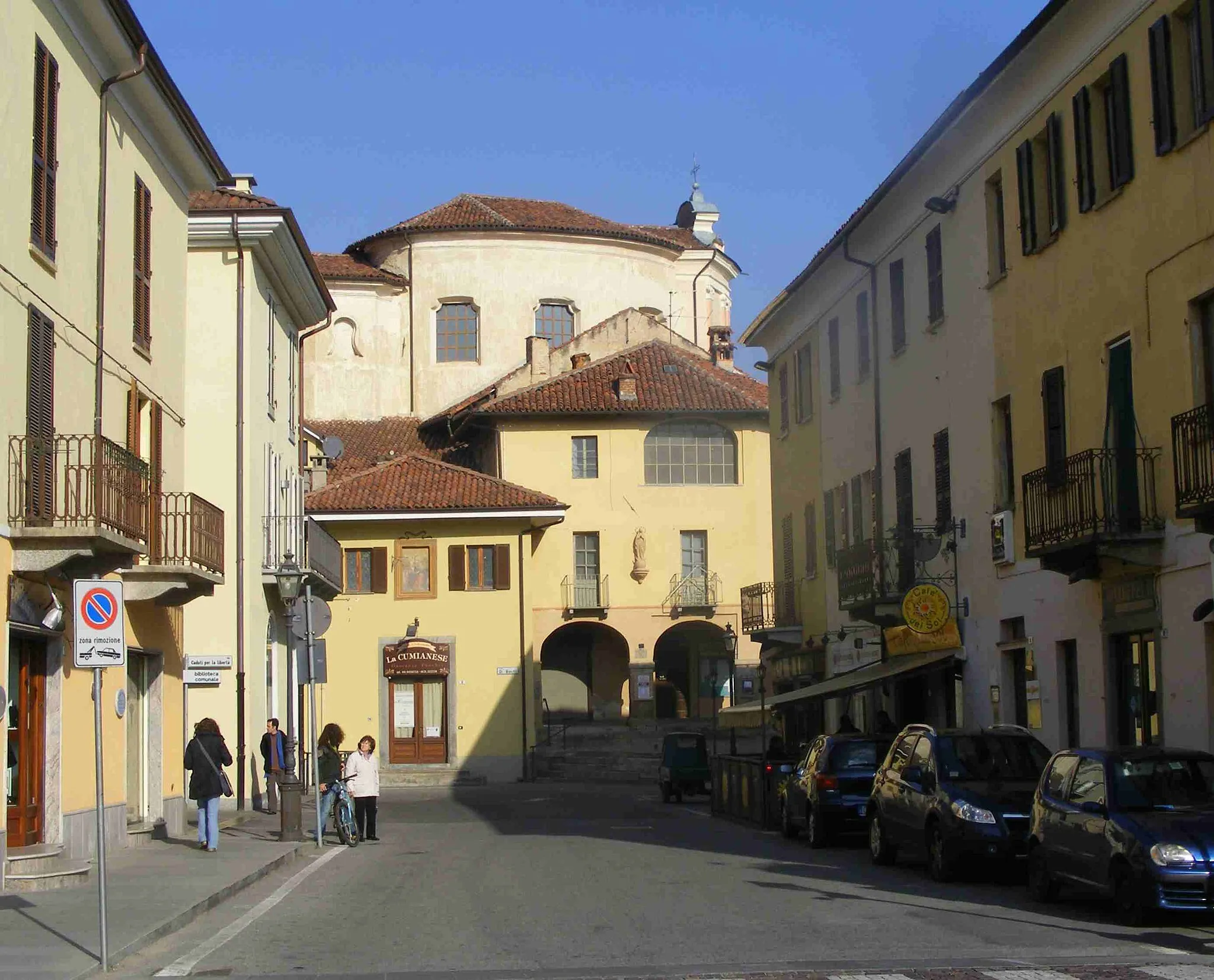 Photo showing: Cumiana (TO, Italy): town centre