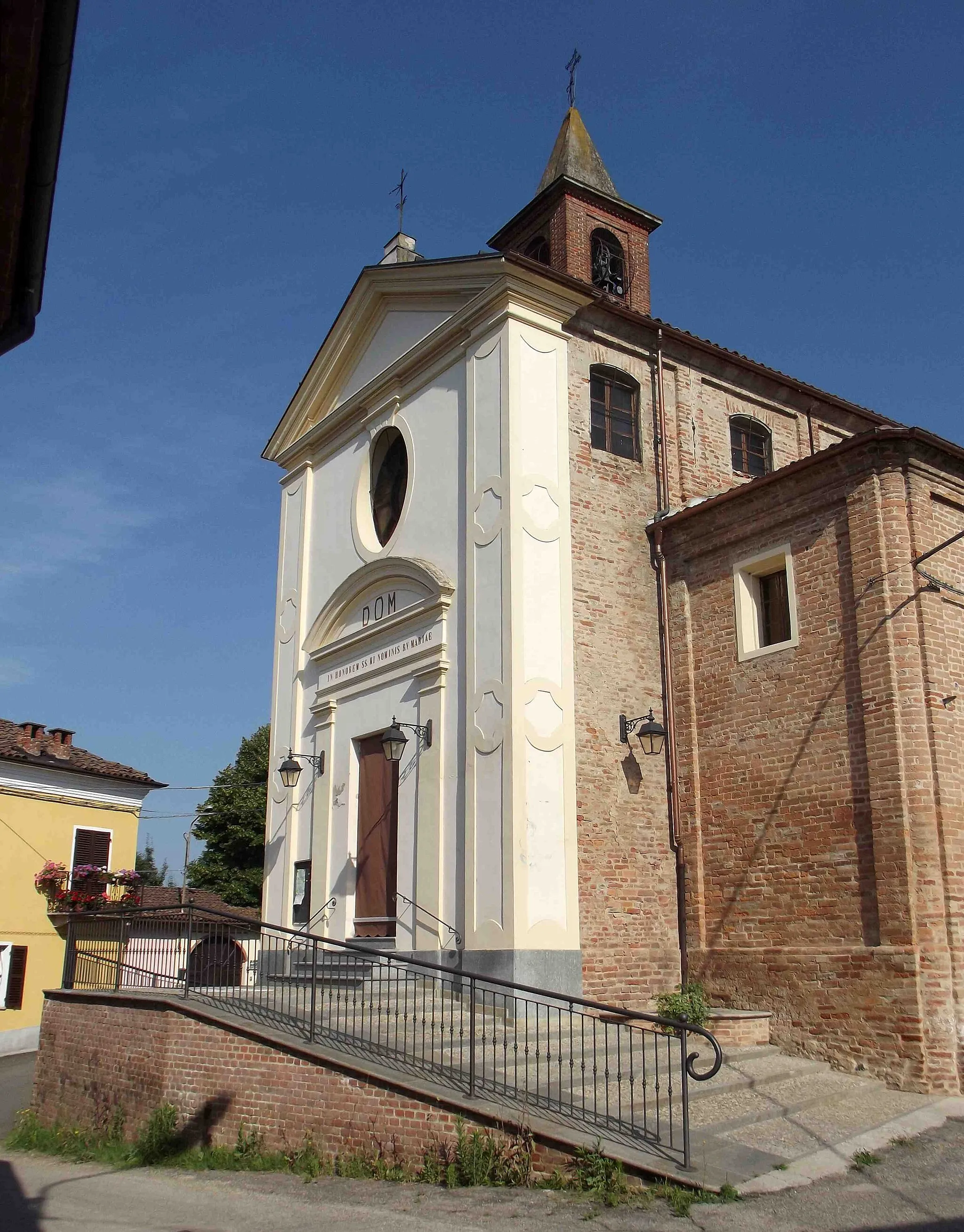 Photo showing: Vaglierano (Asti, Italy): parish church of Santa Maria de Horticis