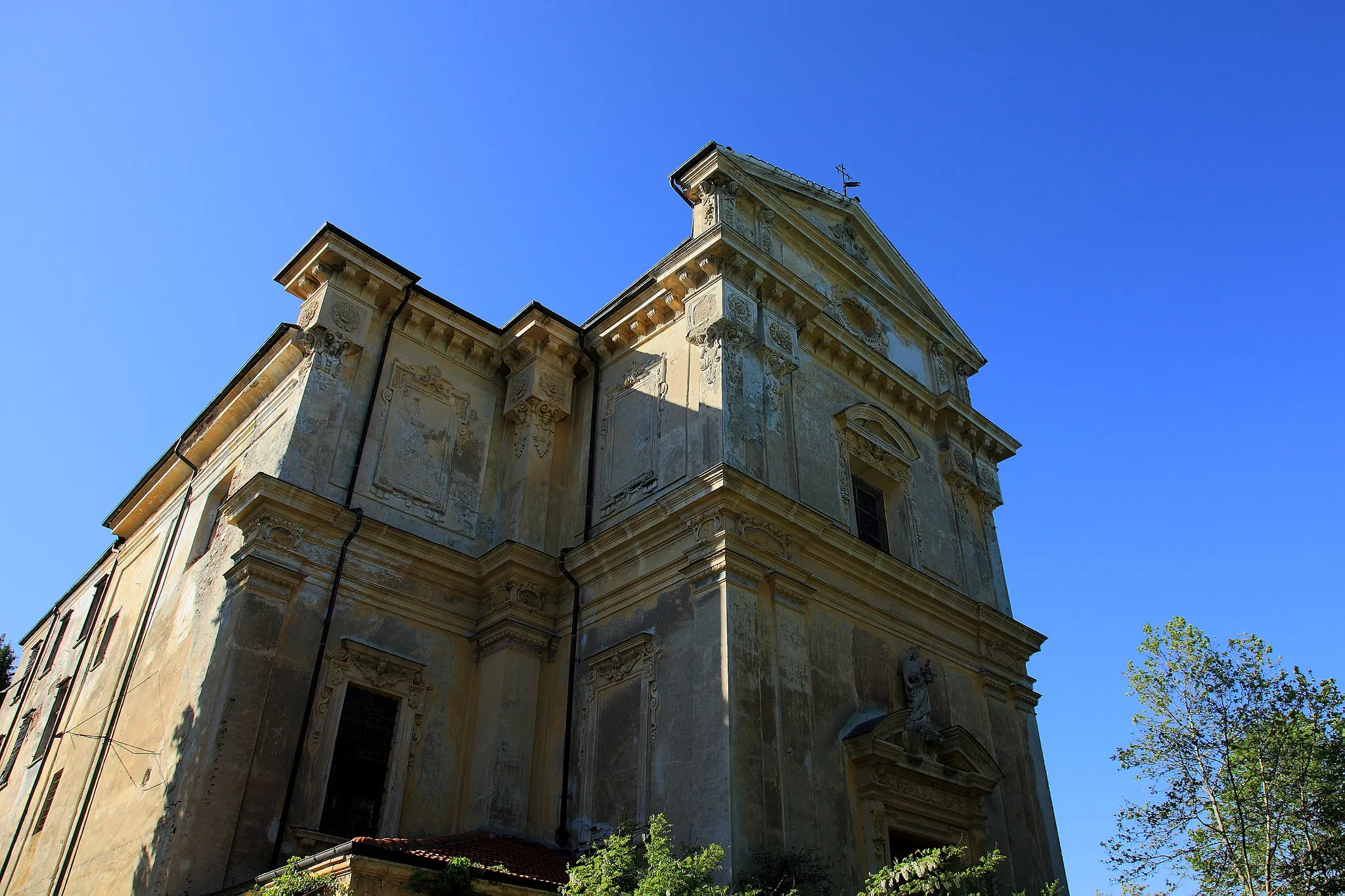 Photo showing: View of the church of the Eremo of Lanzo Torinese (TO) - Italy