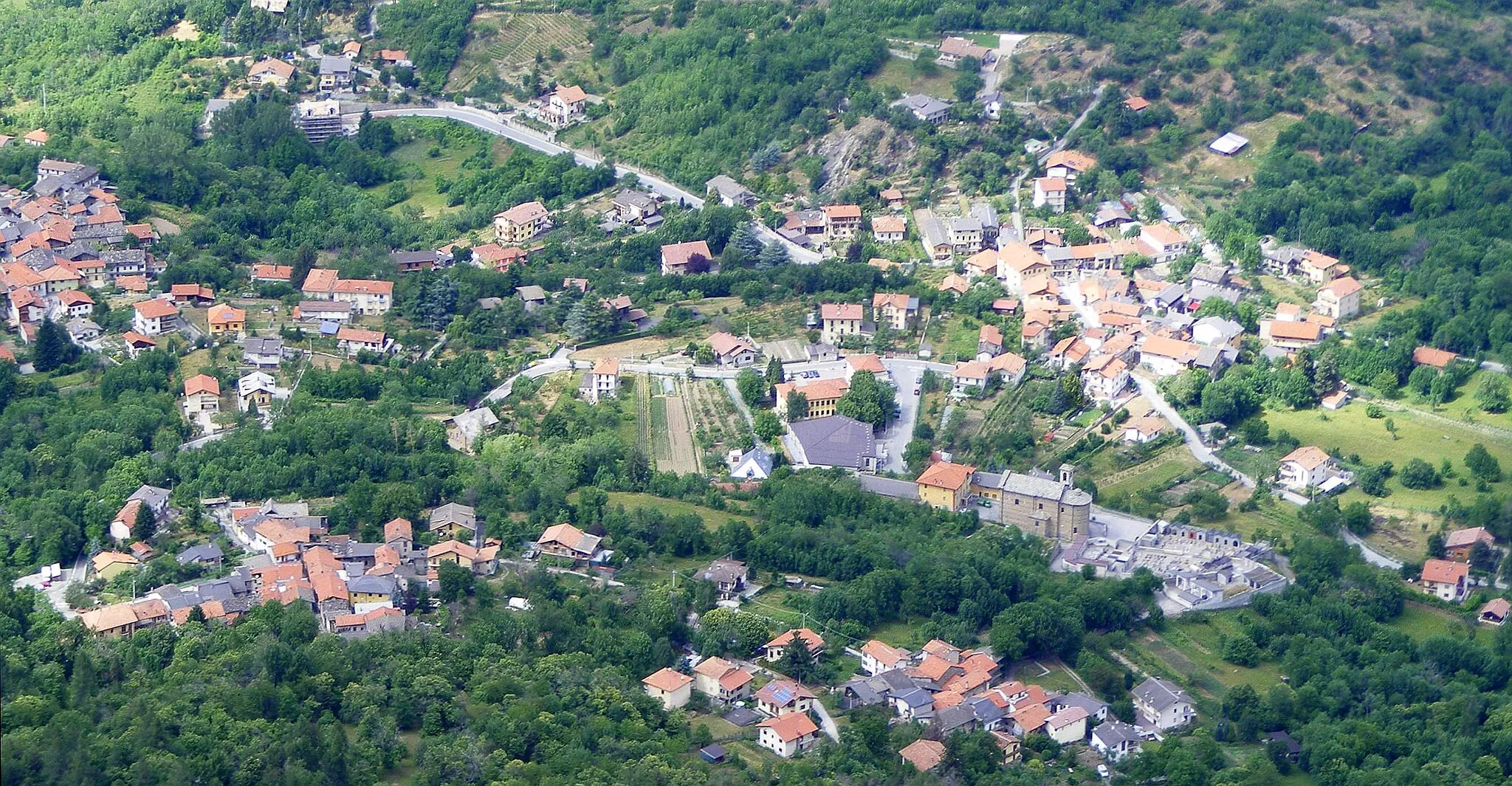 Photo showing: Meana di Susa (TO, Italy): panorama from Monte Fassolino