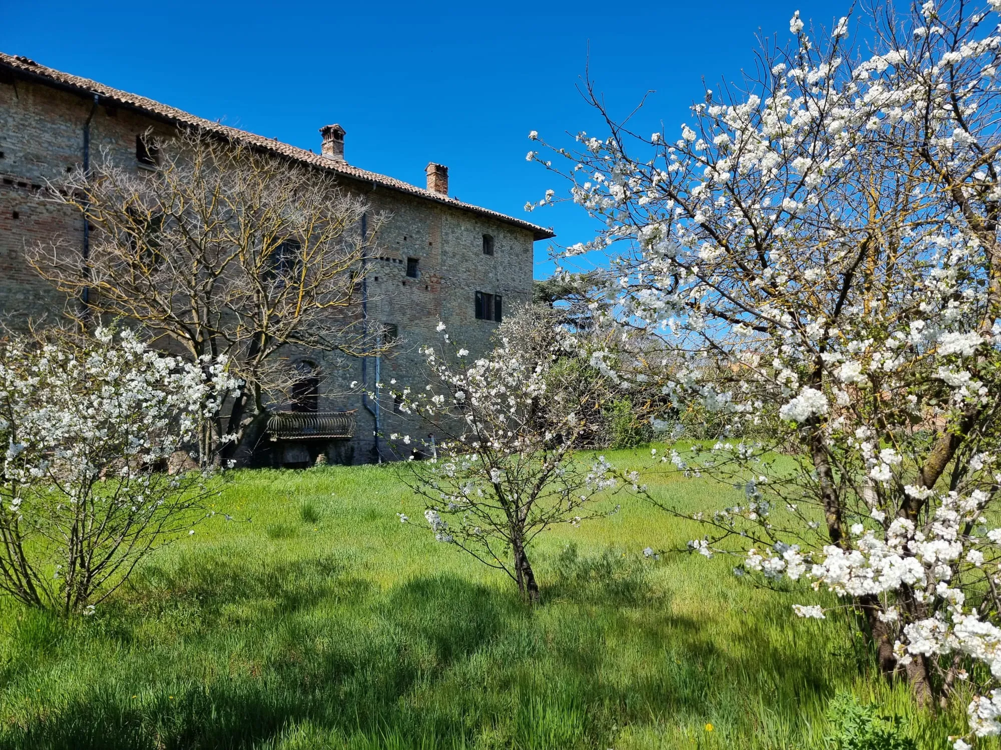 Photo showing: Castello Sforzini di Castellar Ponzano - lato est