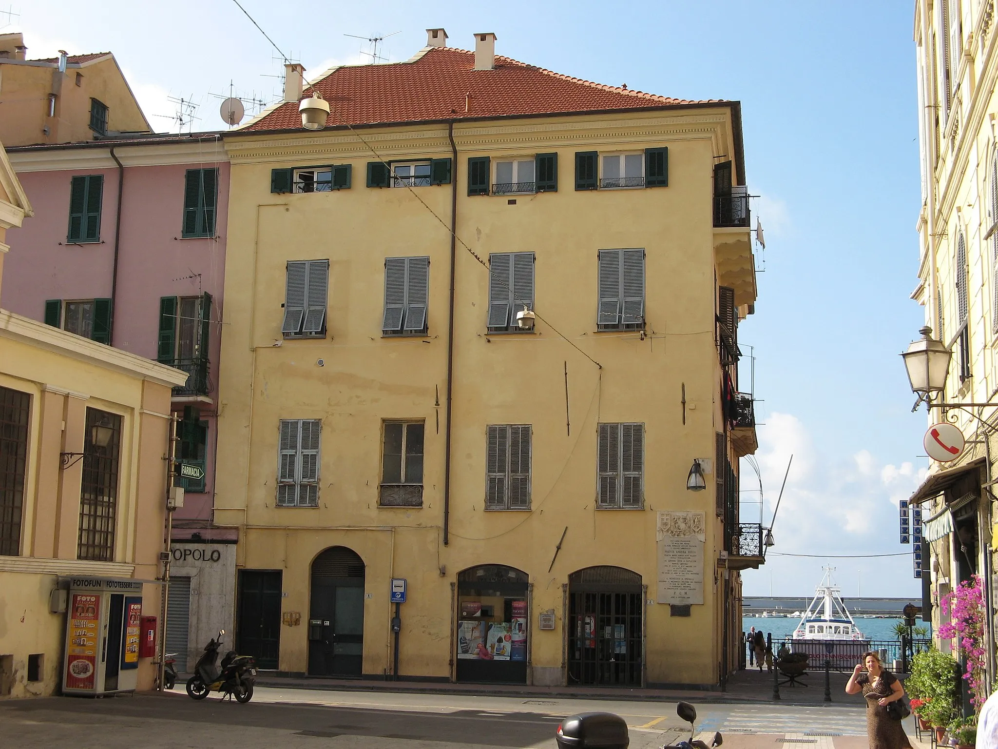 Photo showing: Casa Natale di Andrea Doria, Oneglia, Imperia, Italy