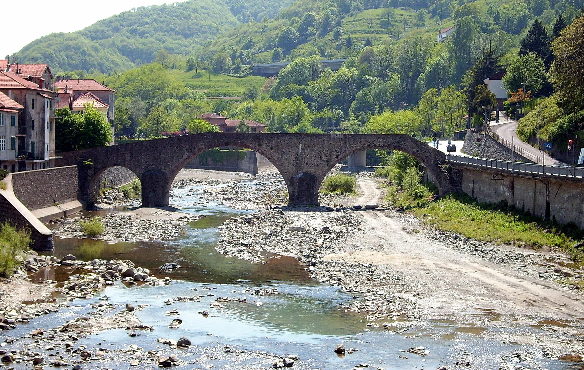 Photo showing: Ponte romano presso Campo Ligure, Liguria, Italia