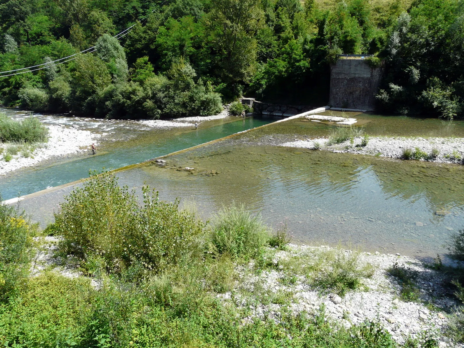 Photo showing: Il fiume Trebbia a Gorreto, Liguria, Italia