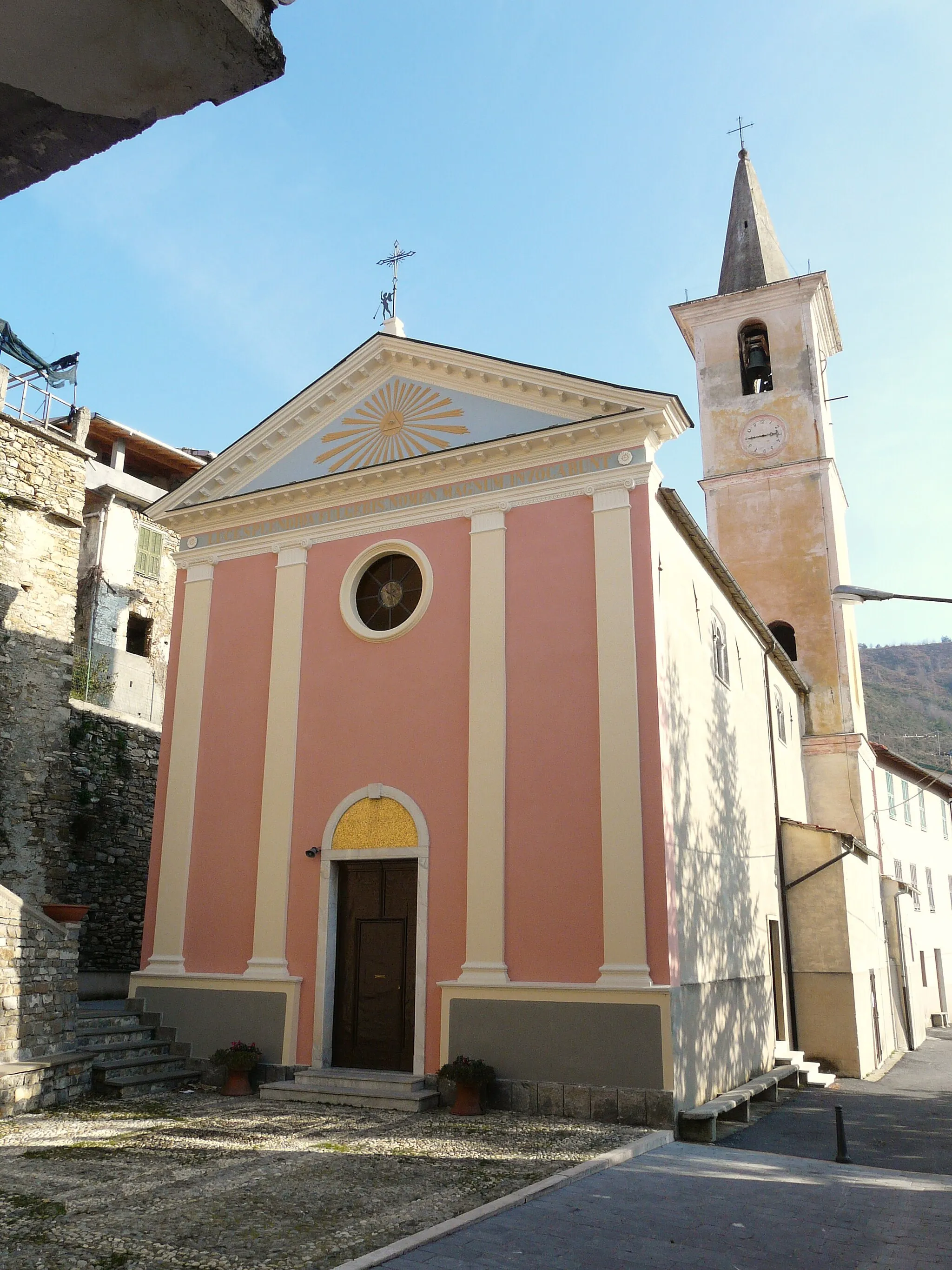Photo showing: Chiesa di Santa Lucia, Cesio, Liguria, Italia