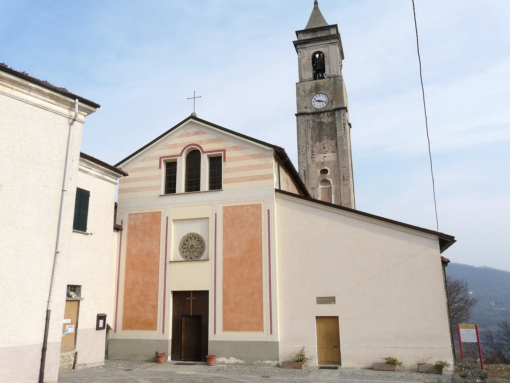 Photo showing: Church of the "Immaculate Conception" in Cosseria, Liguria