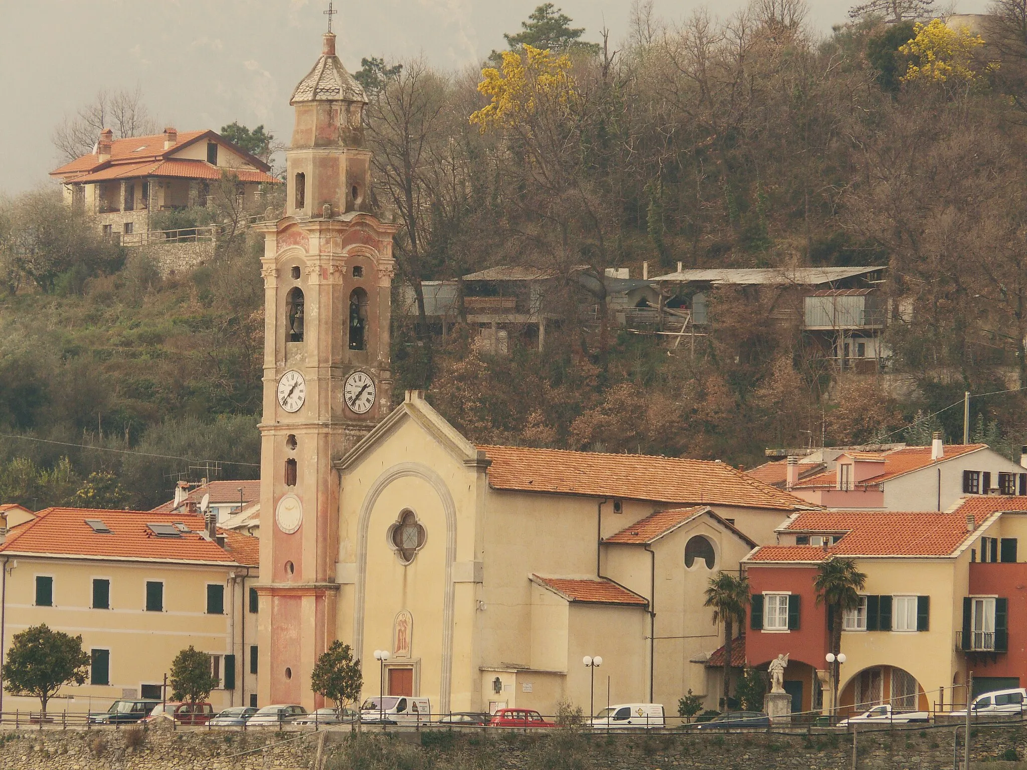 Photo showing: Chiesa di San Sebastiano, Bardino Nuovo, Tovo San Giacomo, Liguria, Italia