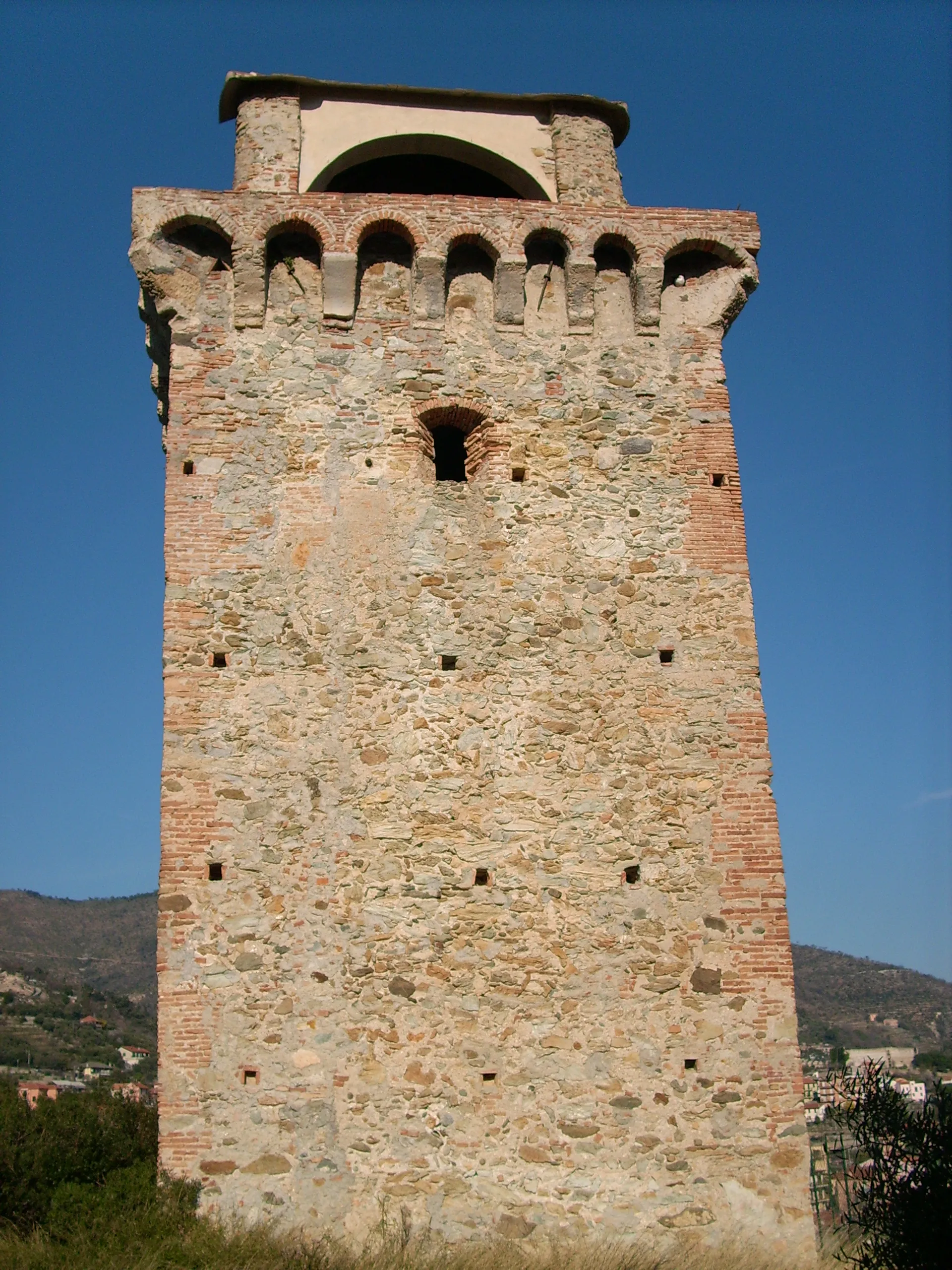 Photo showing: Torre Coreallo di Spotorno, Liguria, Italy