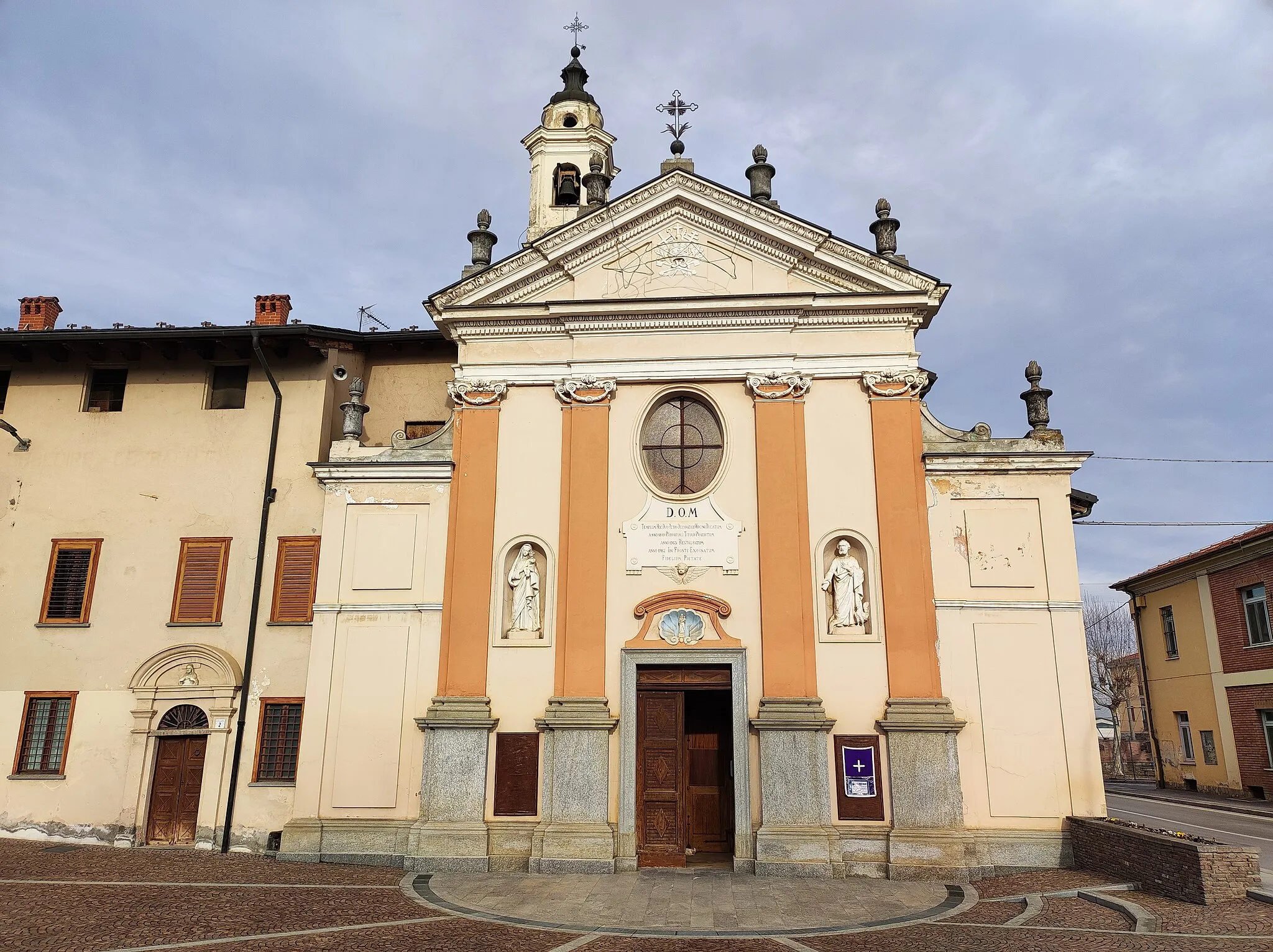 Photo showing: Church building in San Pietro del Gallo, Cuneo