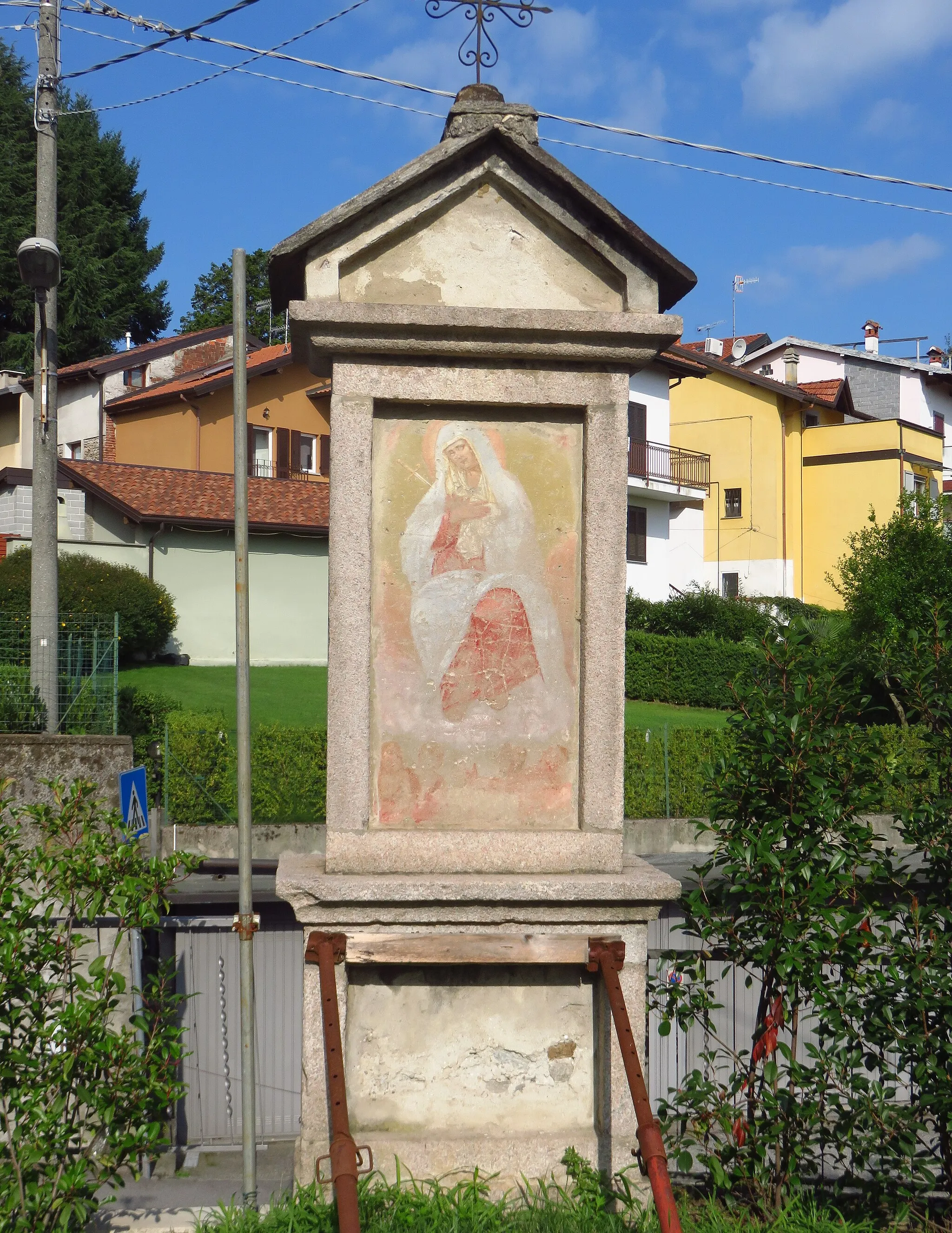 Photo showing: Mercurago Via Dante facciata est