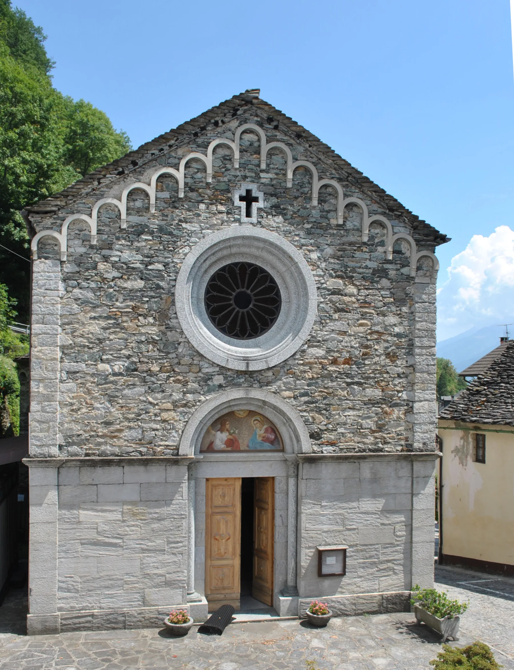 Photo showing: Vista dell'Oratorio della Beata Vergine Annunciata - Bognanco